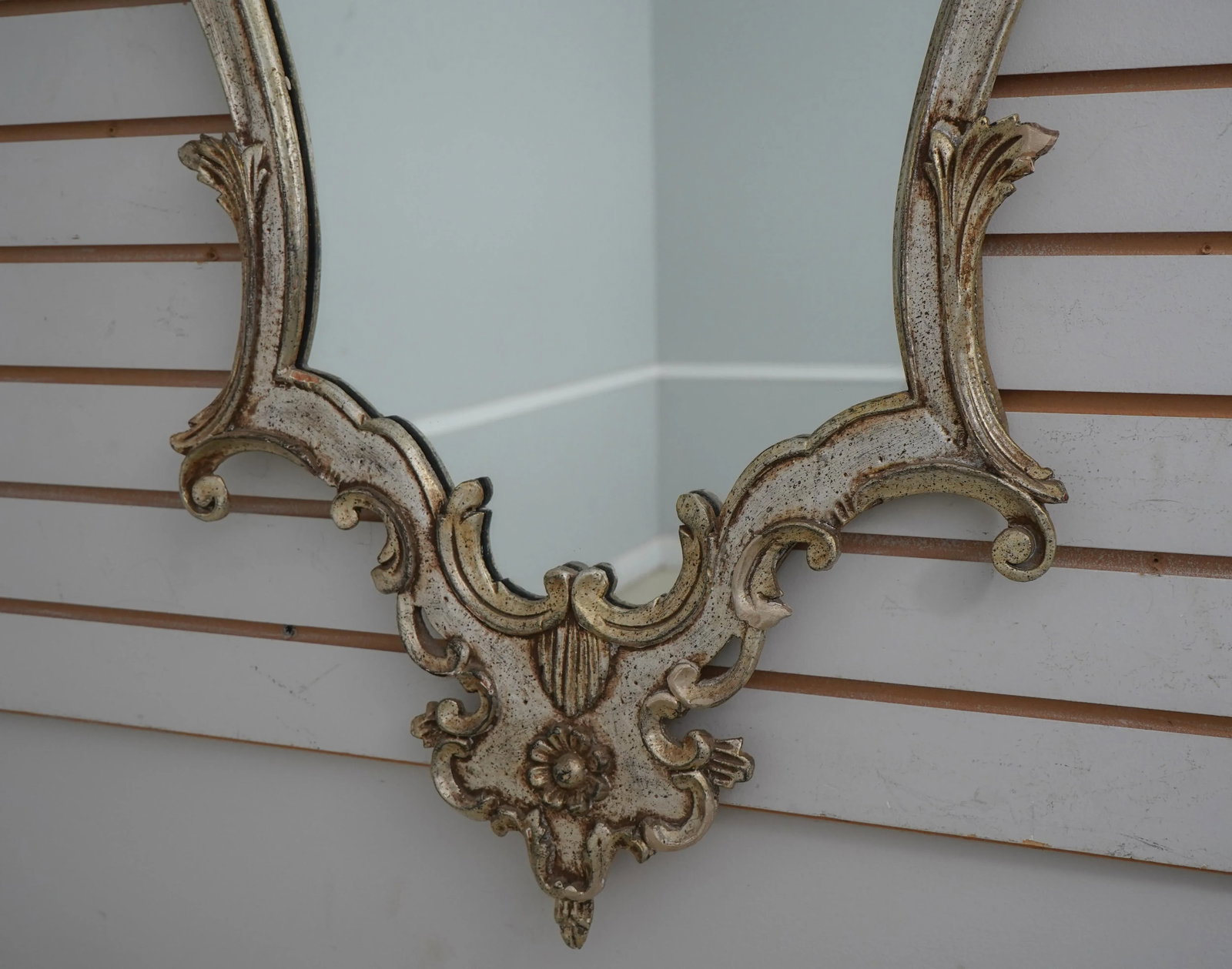 Labarge Vintage Silver Gilt Italian Mirror - 8