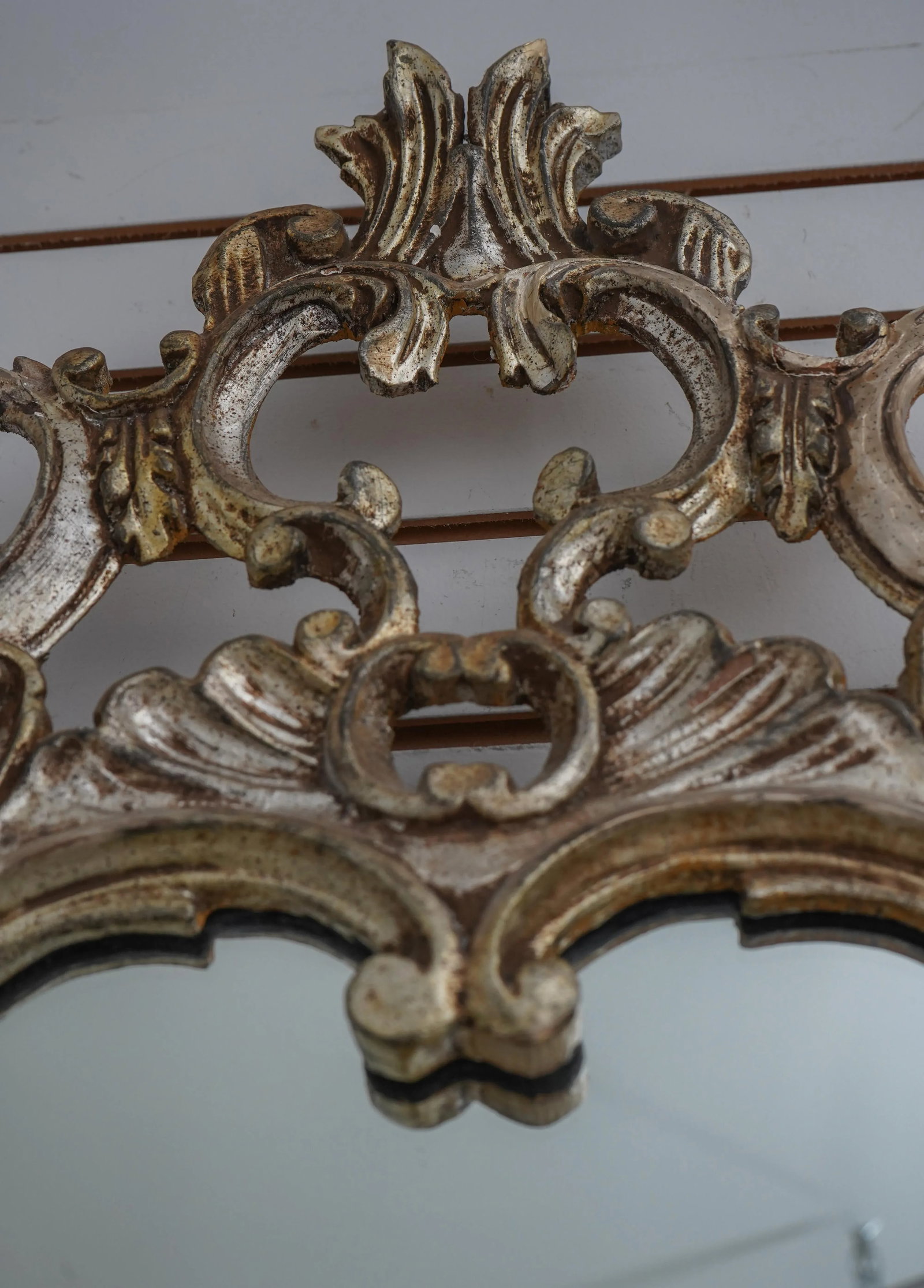 Labarge Vintage Silver Gilt Italian Mirror - 9