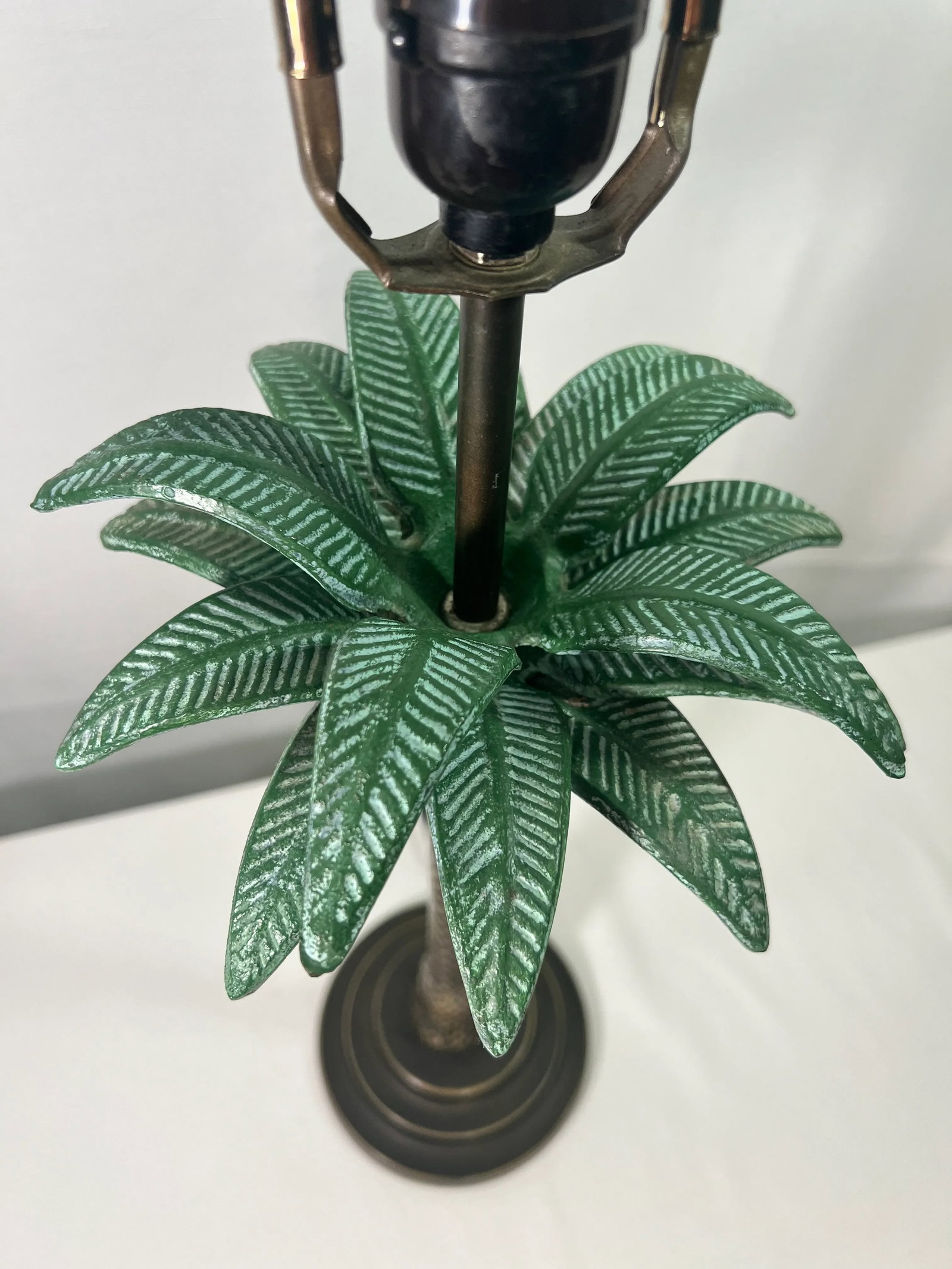 Vintage Palm Beach Regency Palm Tree Table Lamp - 4