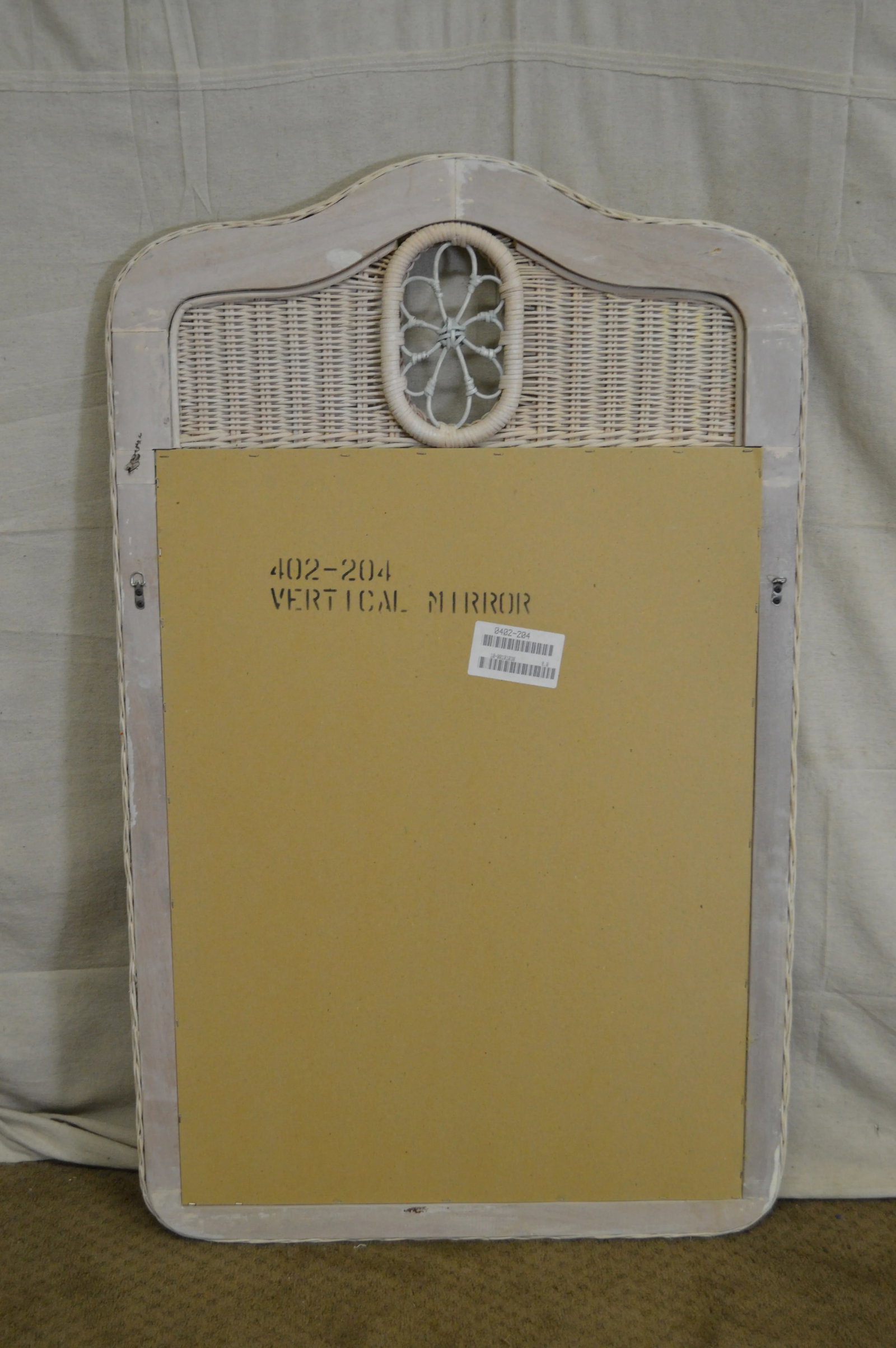 Lexington Henry Link Painted Wicker Mirror - 4