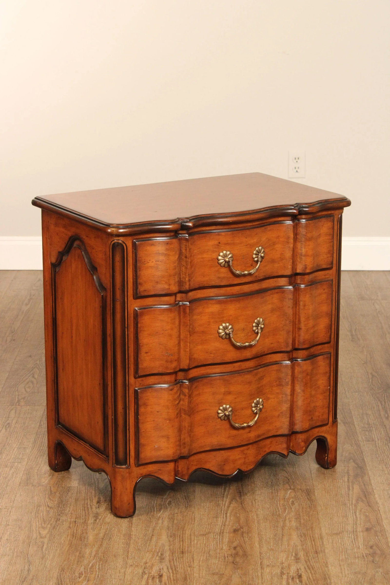Early 21st Century Theodore Alexander Chateau Du Vallois French Style Three Drawer Chest - 2