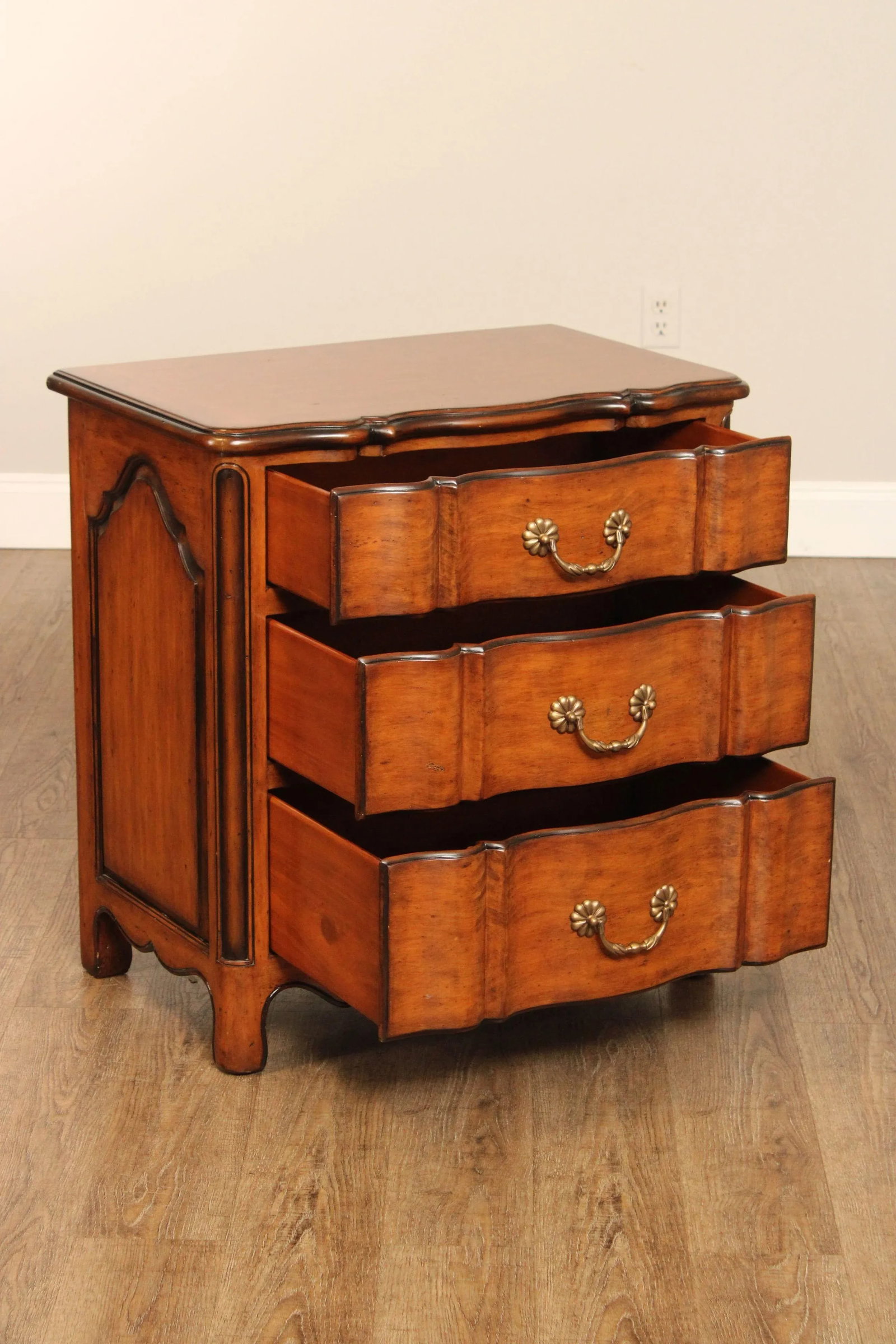 Early 21st Century Theodore Alexander Chateau Du Vallois French Style Three Drawer Chest - 3