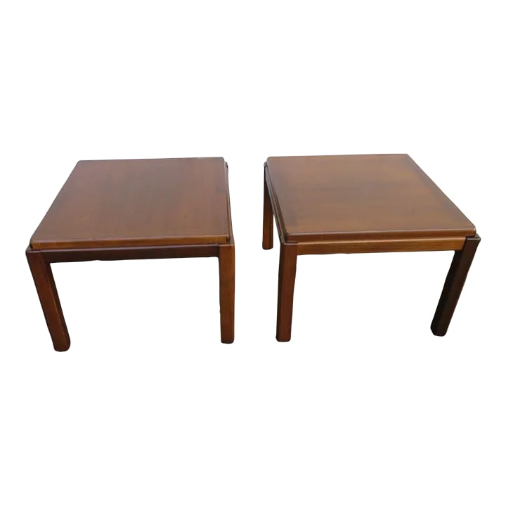 Mid Century Modern Pair of Large Side End Tables by Lane (1 of 11)