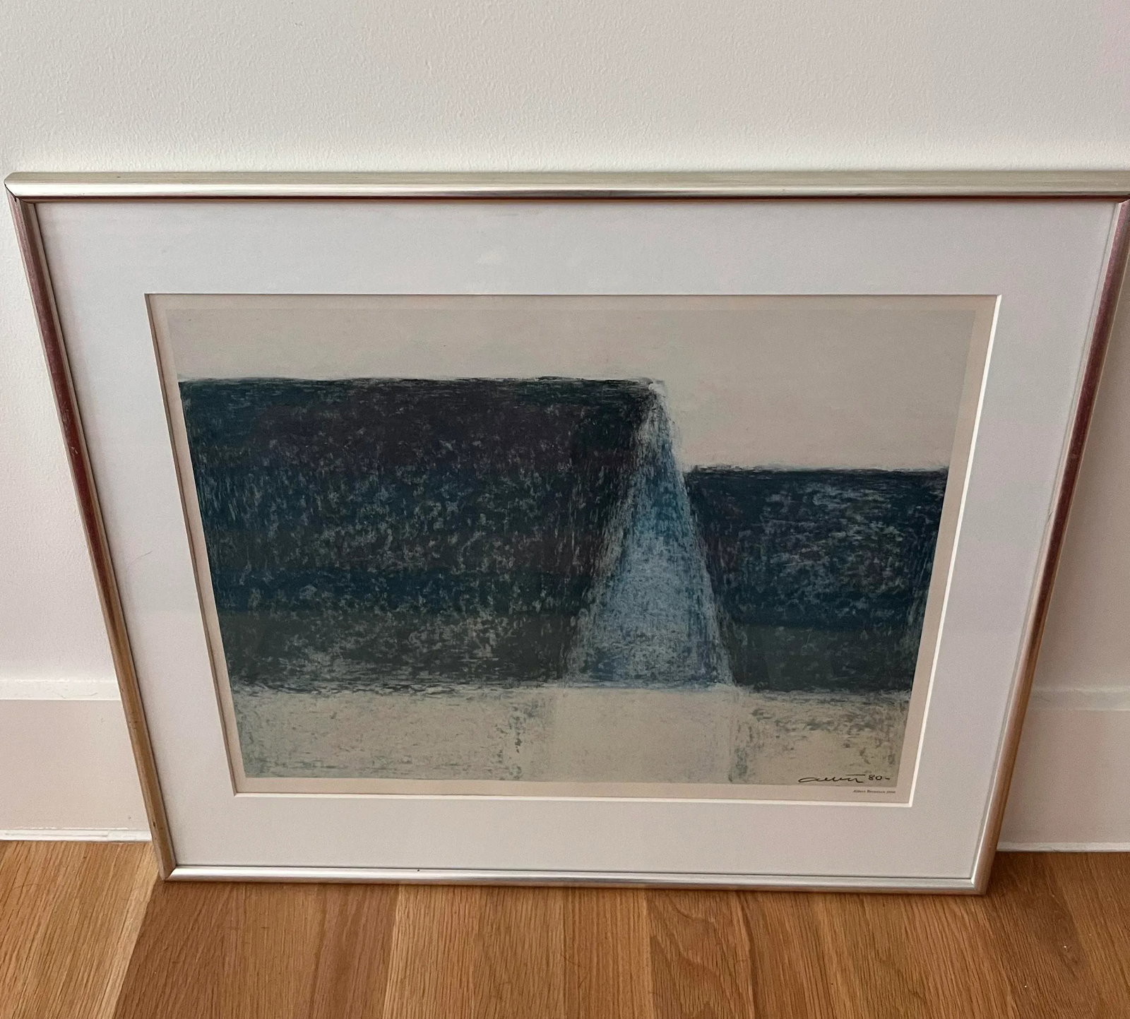Vintage Framed Print by Danish Artist Albert Bertelsen - #2 - 2