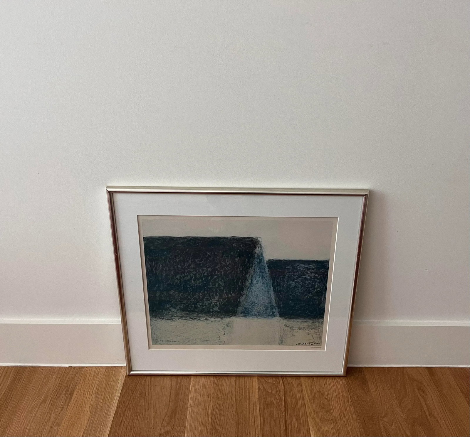 Vintage Framed Print by Danish Artist Albert Bertelsen - #2 - 3