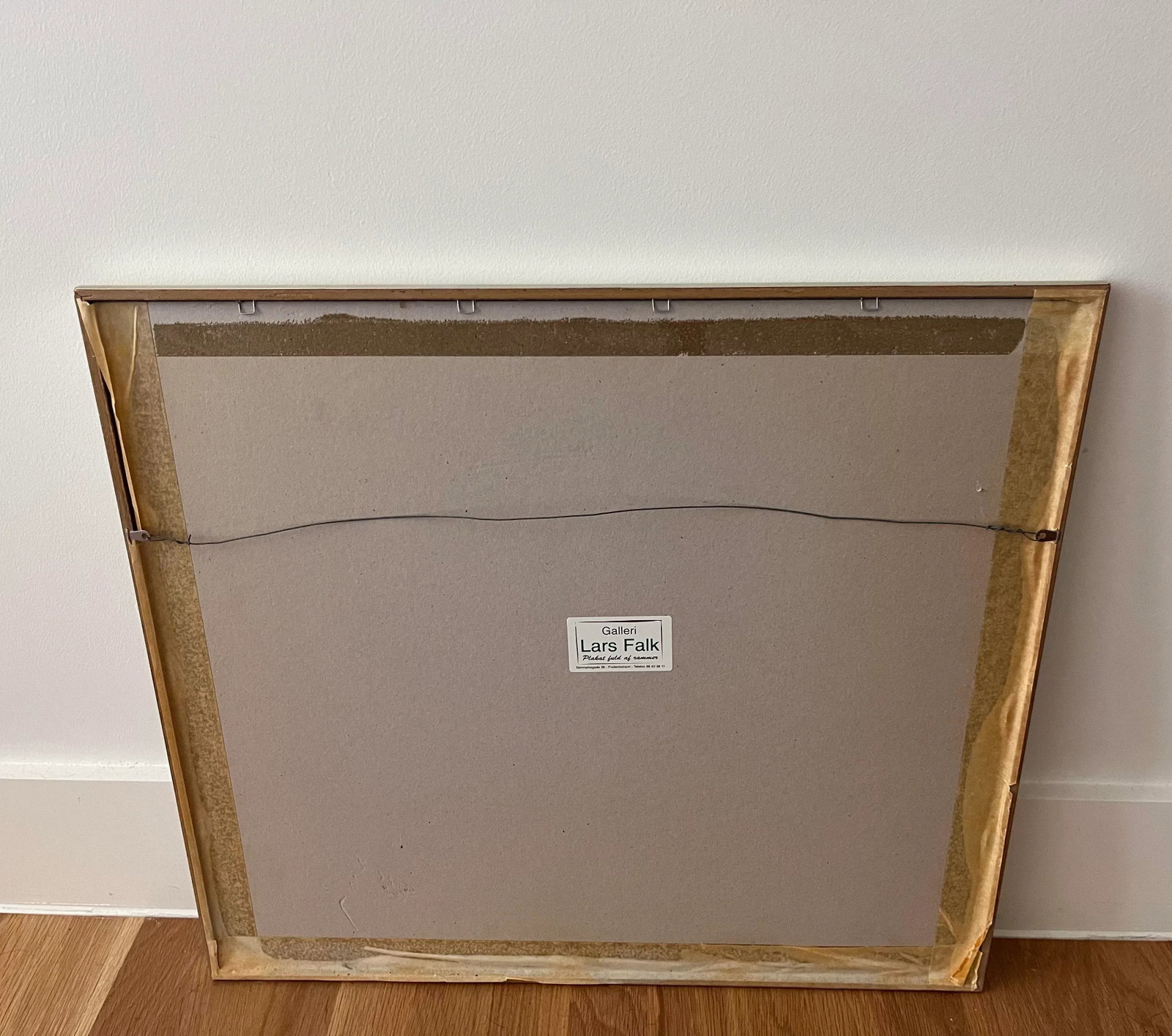 Vintage Framed Print by Danish Artist Albert Bertelsen - #2 - 6