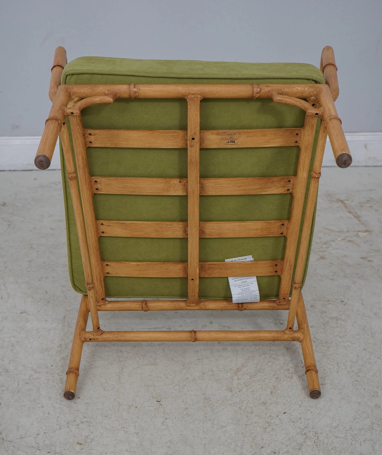 Bamboo Form Modern Design Aluminum Patio Chair - 11