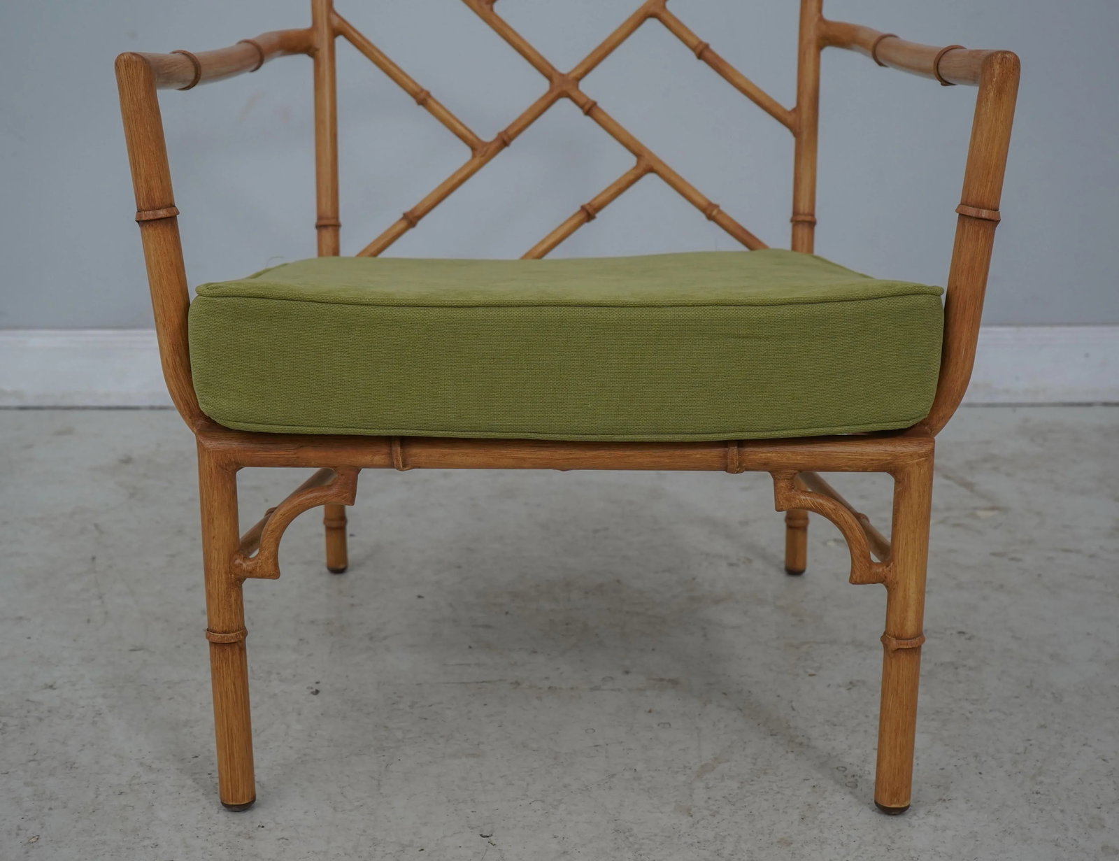 Bamboo Form Modern Design Aluminum Patio Chair - 6