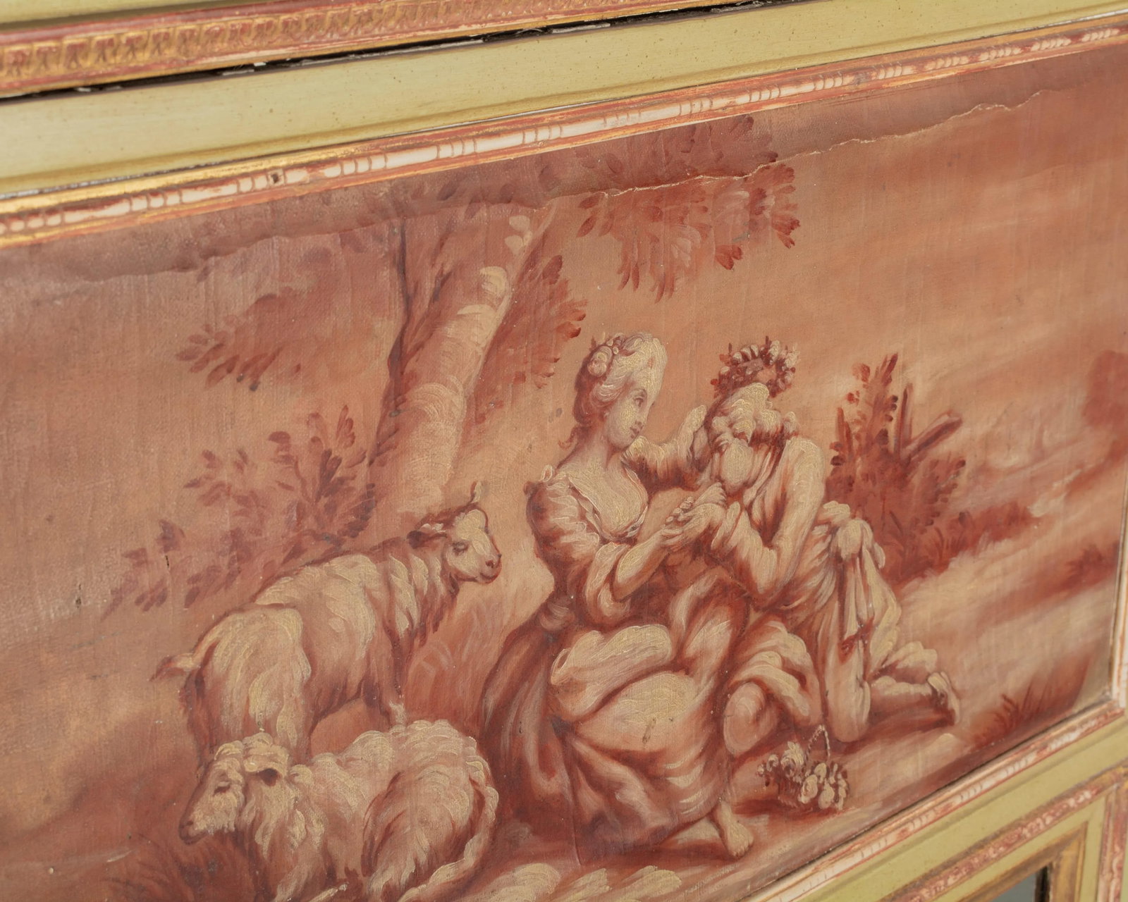 French 19th Century Louis XVI Style Trumeau Mirror - 5
