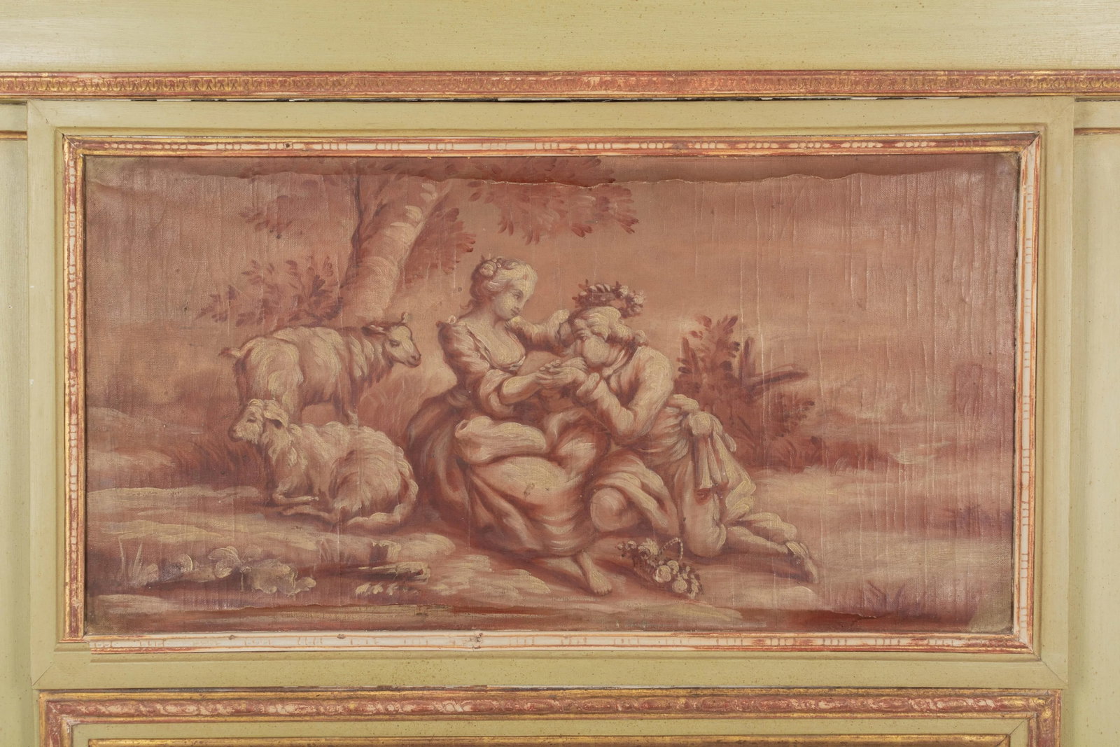 French 19th Century Louis XVI Style Trumeau Mirror - 6