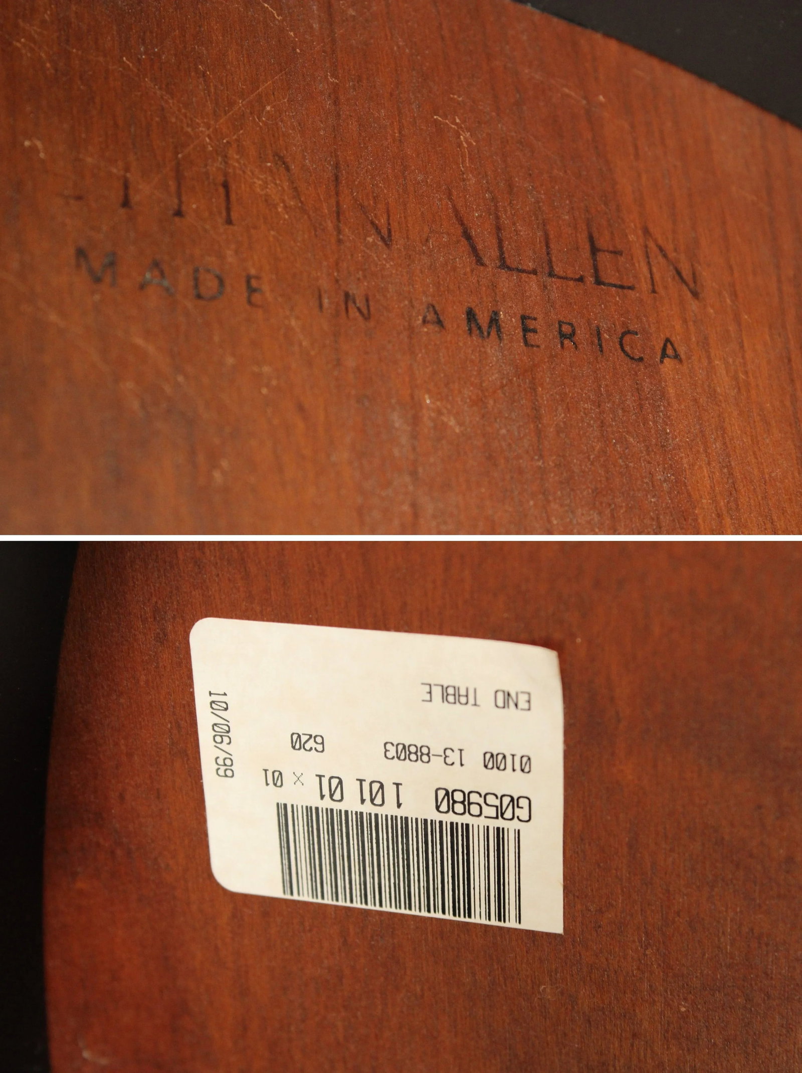 Ethan Allen Transitional Style Cherry Top End Table - 7