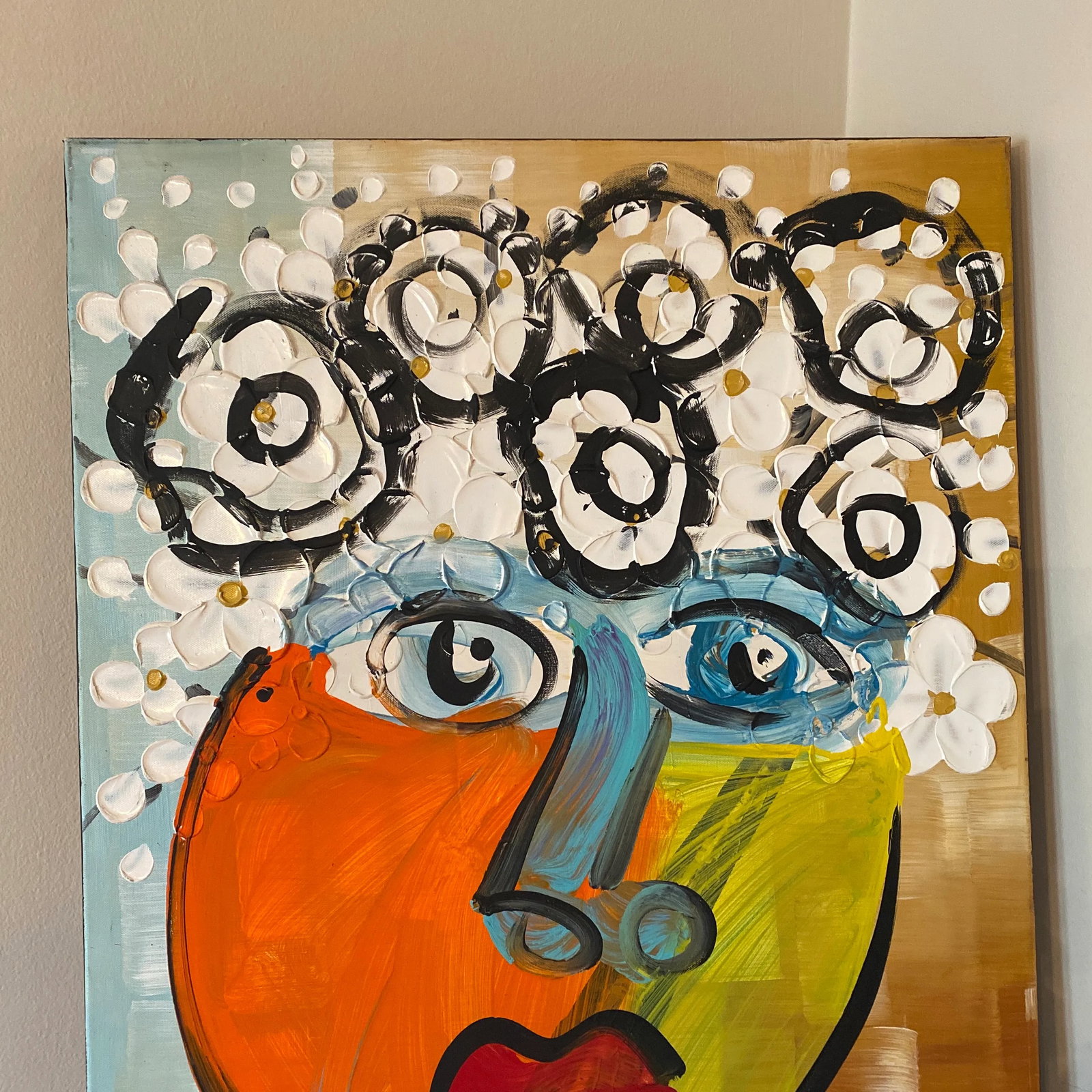 Vintage Abstract Portraiture; Original Artwork by Peter Robert Keil - 2
