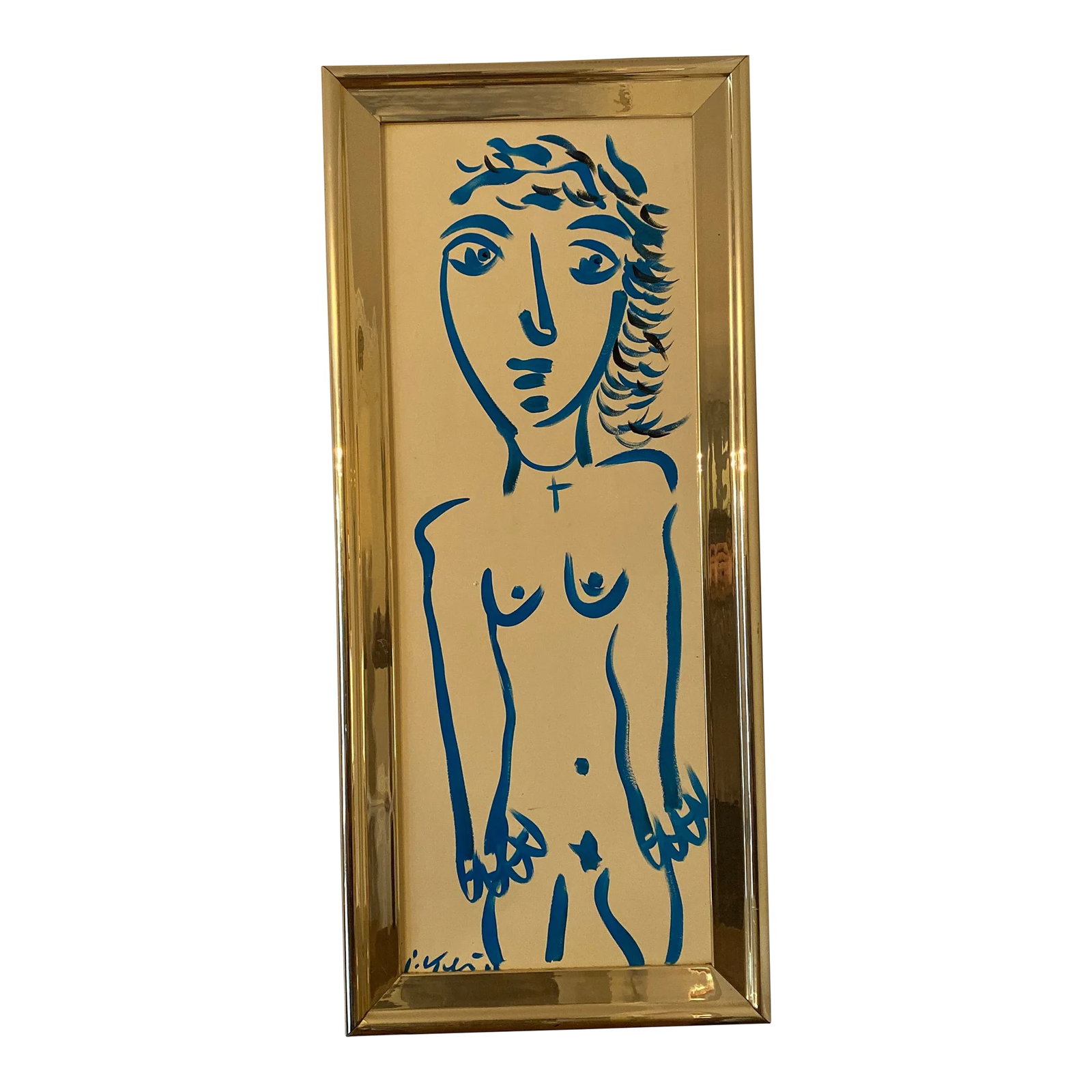 Framed Abstract Painting on Board by Peter Keil: Peter Keil is a German artist that focuses primarily on abstract expressionism. Keil painted with some of the greats including Joan Miro, Pablo Picasso and Andy Warhol, to name a few. acrylic on board