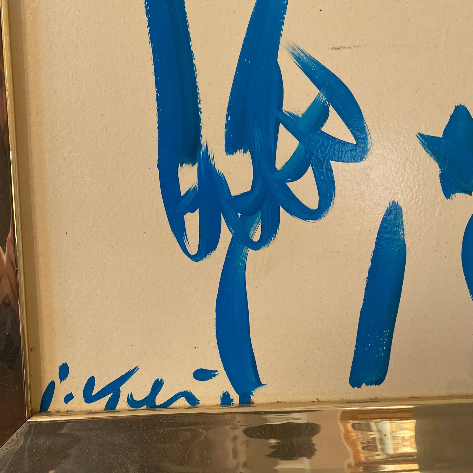 Framed Abstract Painting on Board by Peter Keil - 4