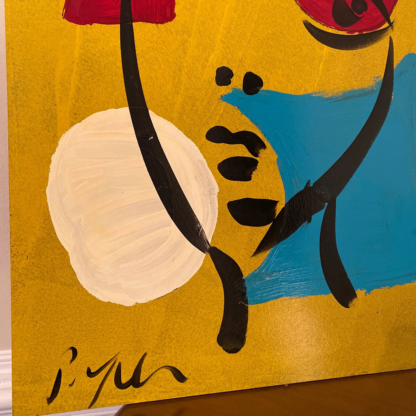 Abstract Peter Keil Original Acrylic on Board Painting ~ a Pair - 4