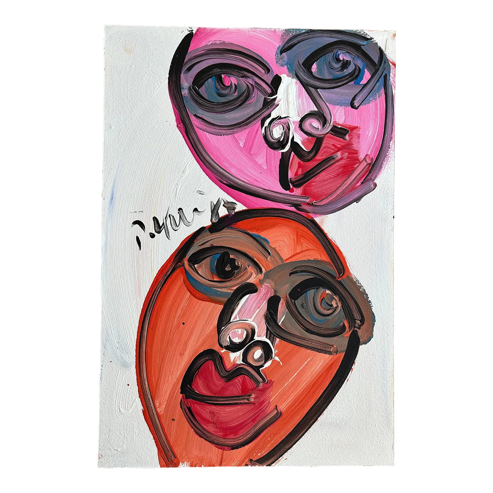 Peter Keil, 1987: Peter Keil is a German artist who focuses primarily on abstract expressionism. Keil painted with some of the greats, including Joan Miro, Pablo Picasso, and Andy Warhol, to name a few. This is a fabul