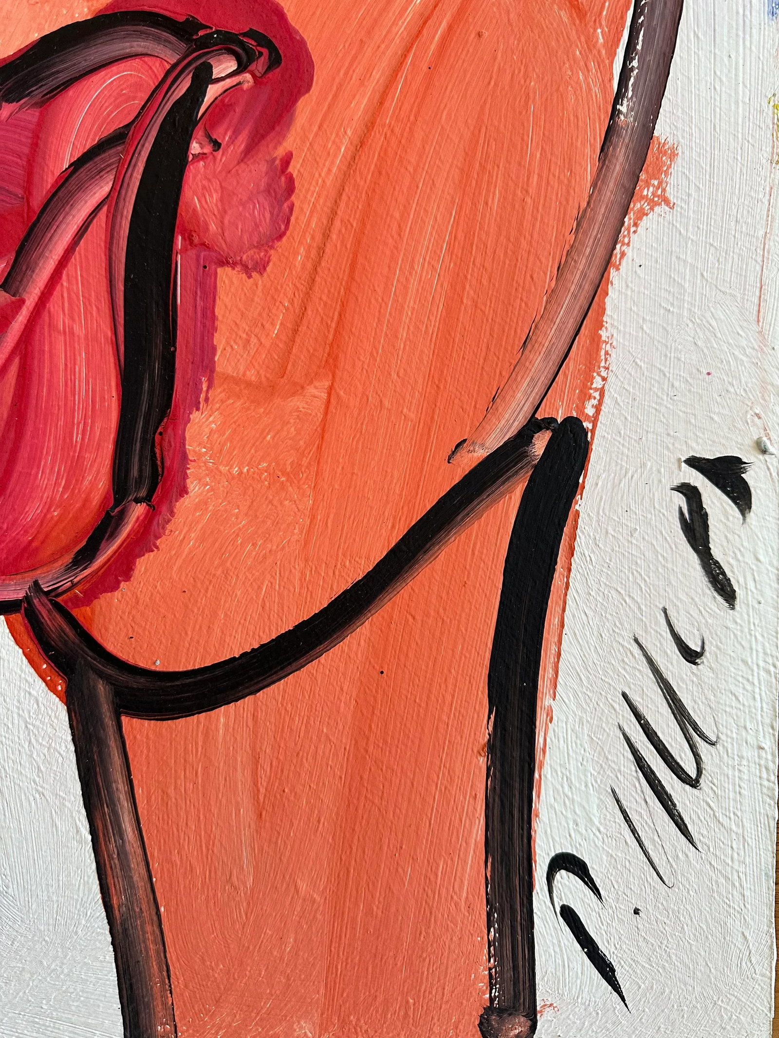 1987 Peter Keil Abstract Portrait Painting - 2