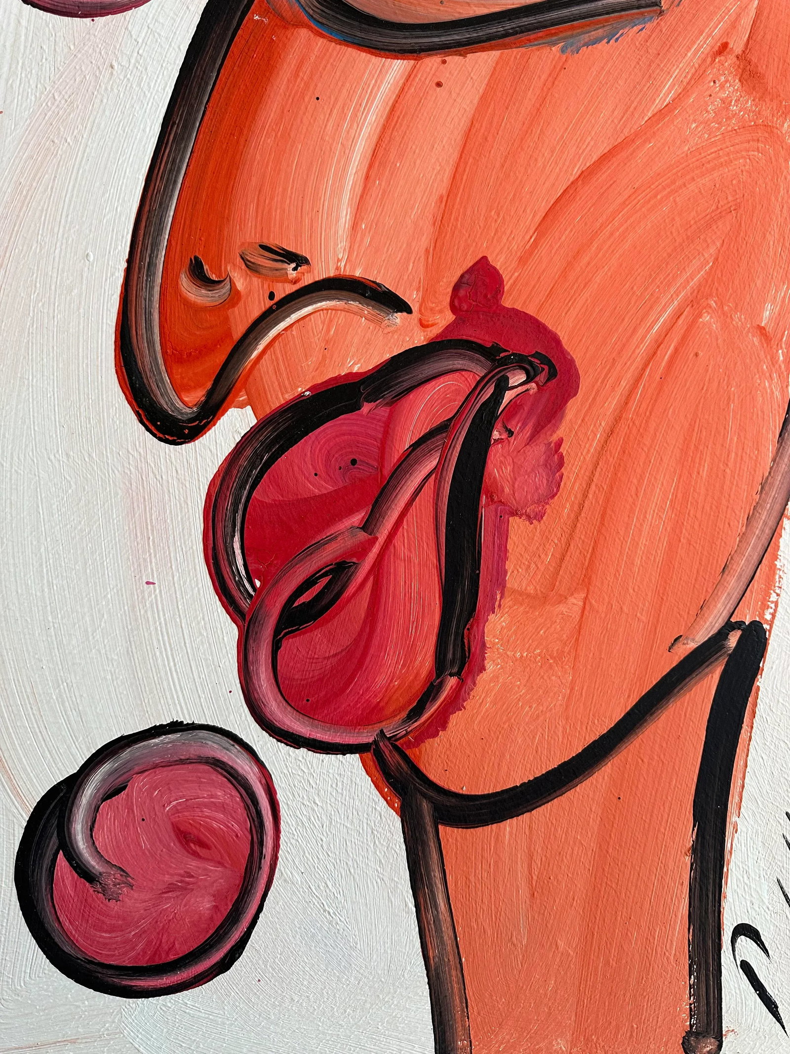 1987 Peter Keil Abstract Portrait Painting - 4