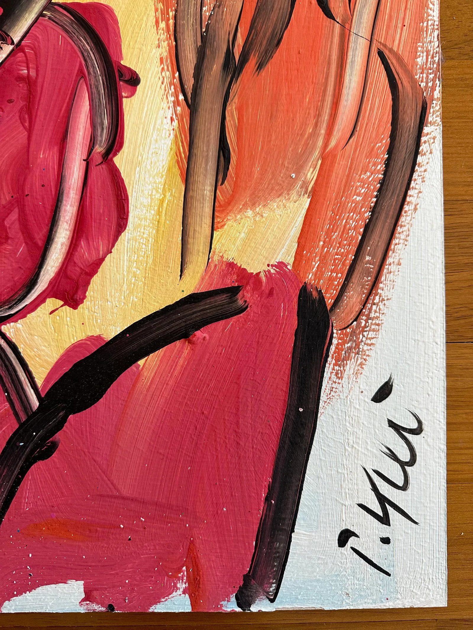 Original Peter Keil Abstract Portrait Painting - 3