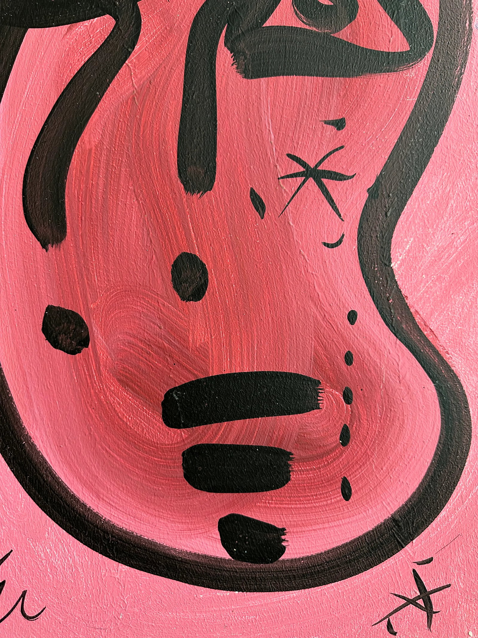 Mirovian Style Abstract Portrait Painting by Peter Keil - 2