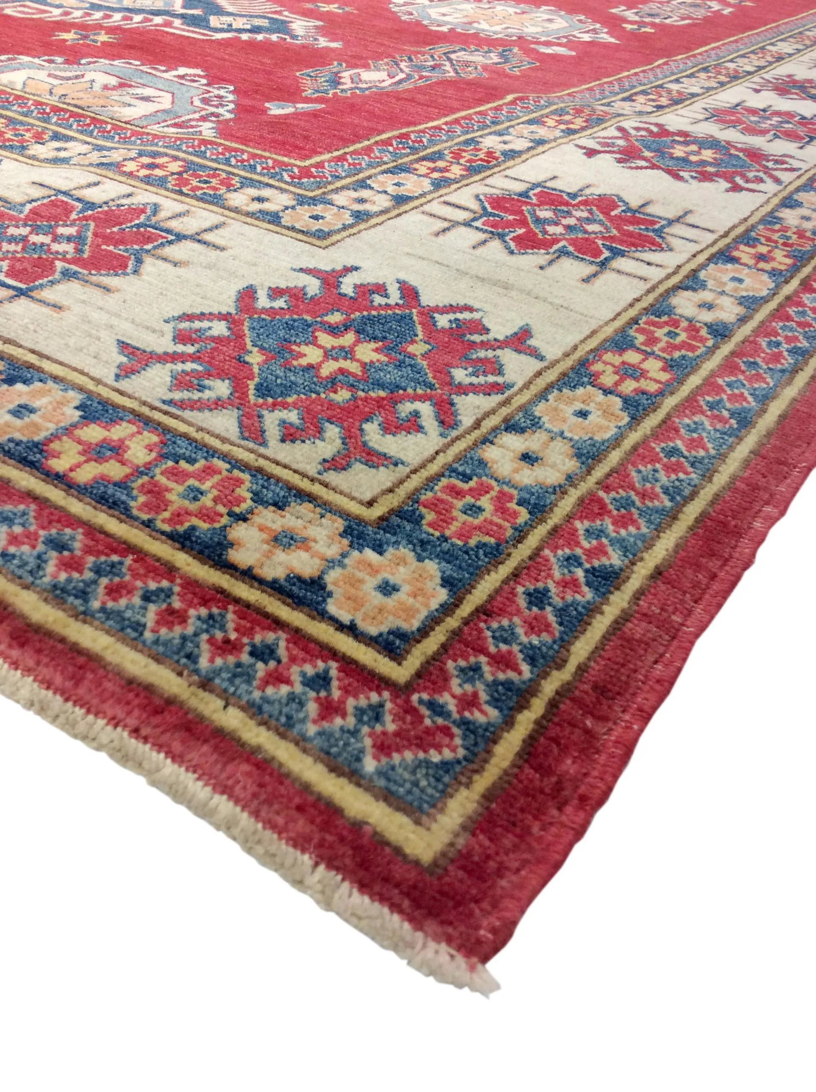 Kazak Hand Knotted Wool Rug - 9'11x13'6 - 2