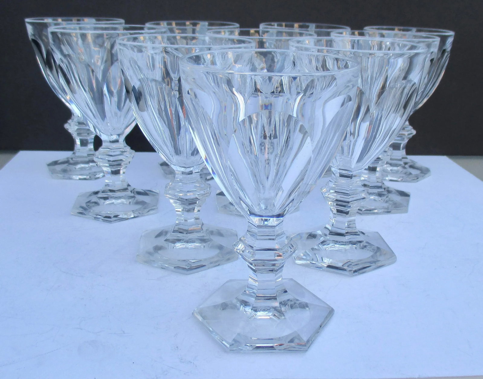 Baccarat Water Goblets -Set of 10 - 6
