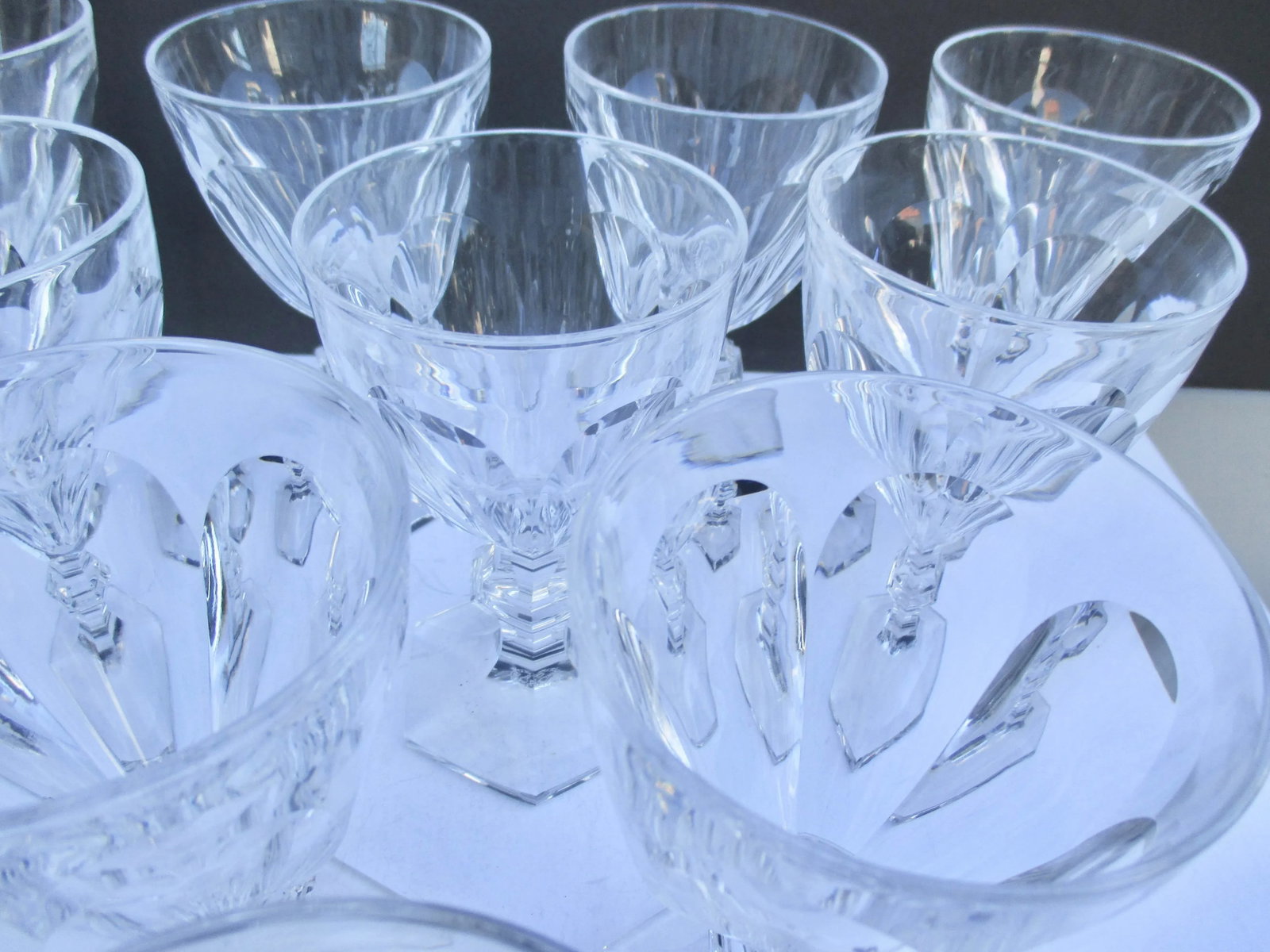 Baccarat Water Goblets -Set of 10 - 8