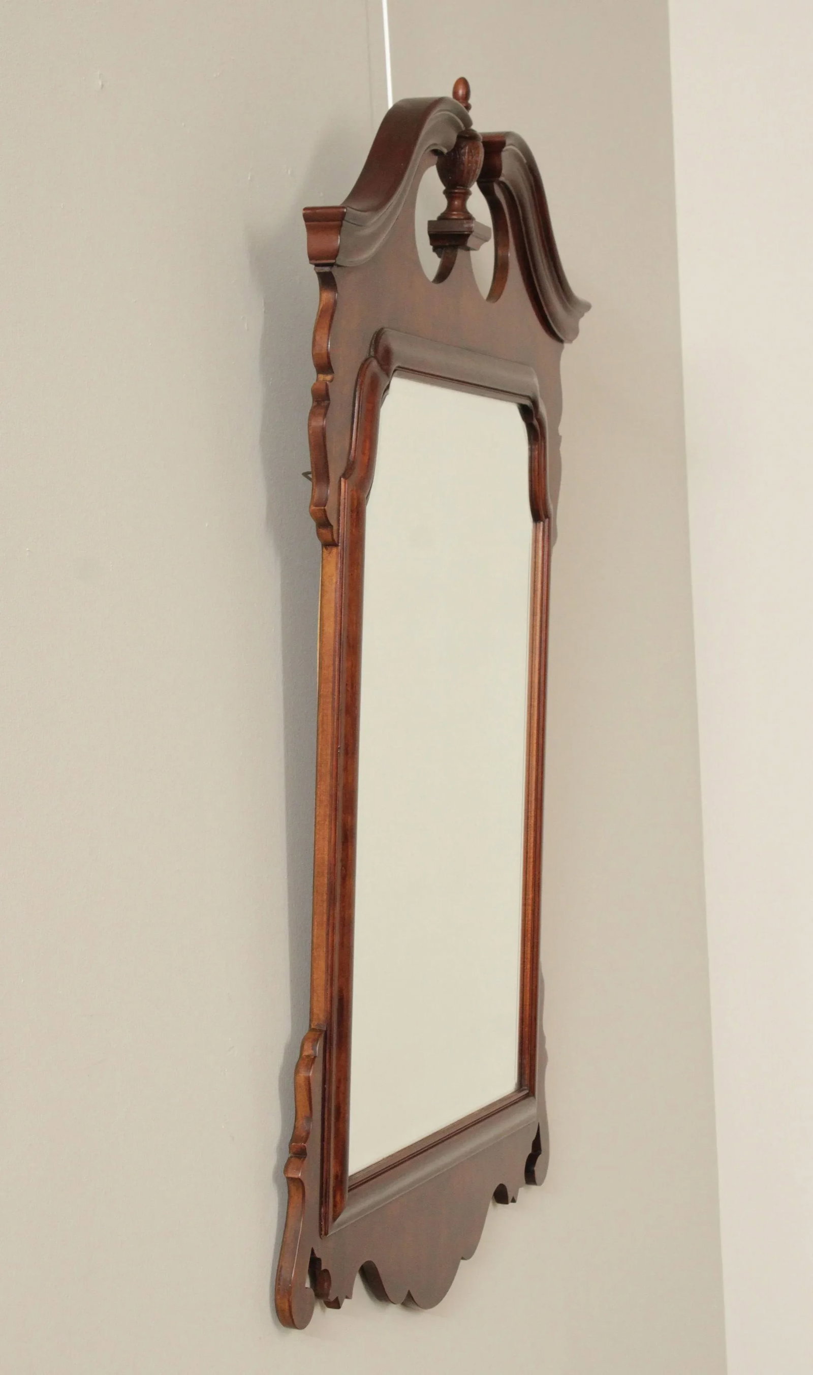 Henredon Chippendale Style Carved Cherry Wall Mirror - 4
