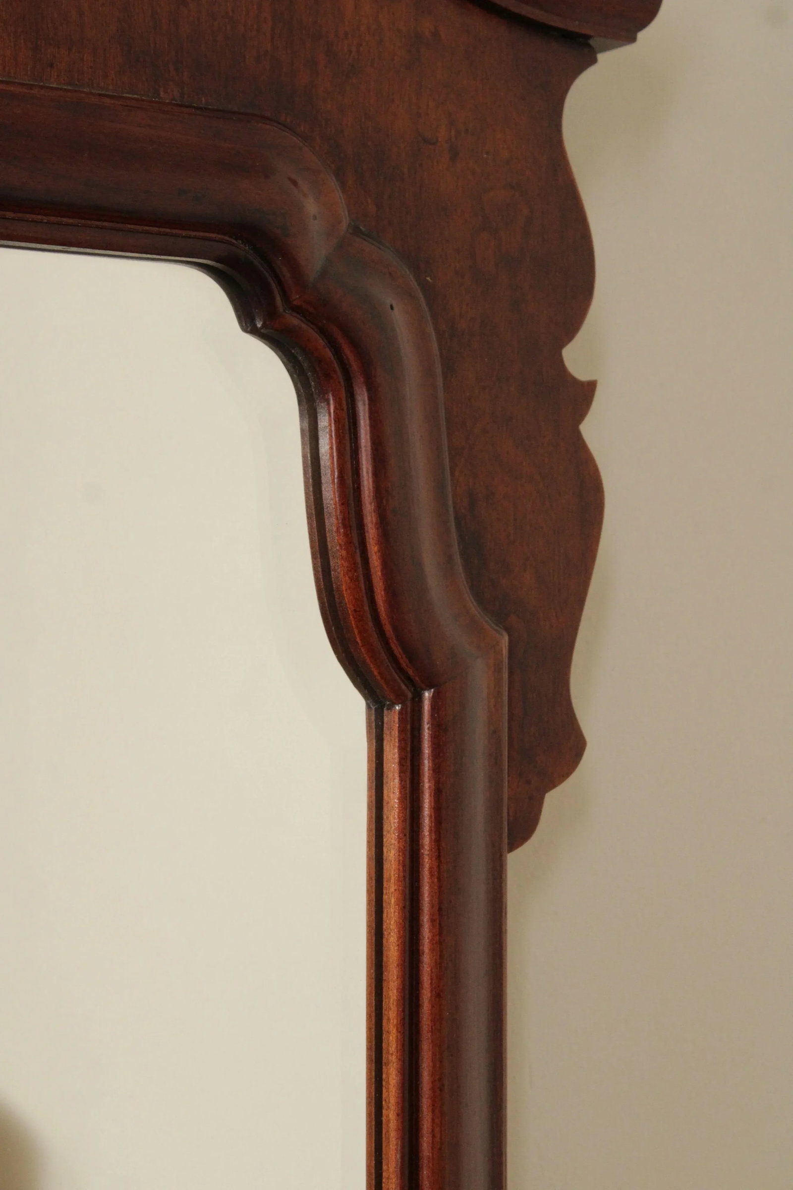 Henredon Chippendale Style Carved Cherry Wall Mirror - 8