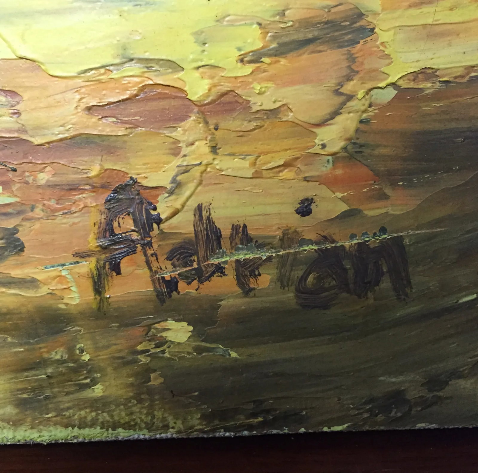Impressionist Abstract Boats Oil on Canvas - 3