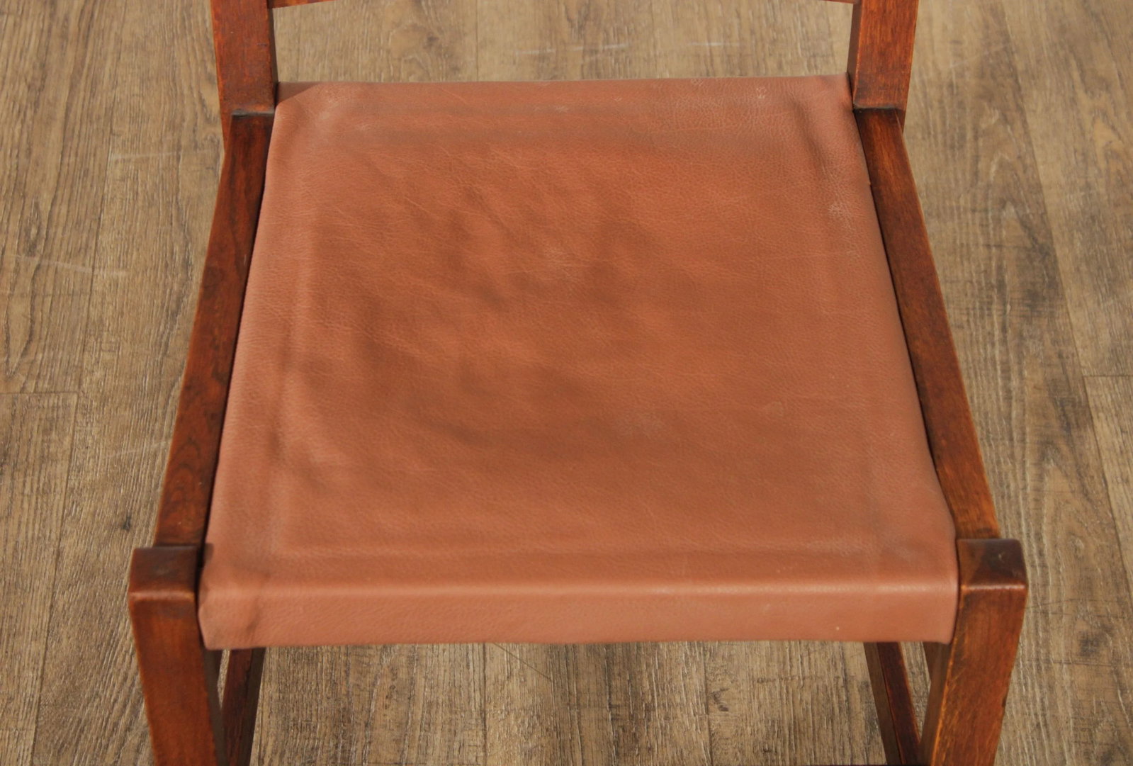 L. & J.G. Stickley Antique Mission Oak Pair of Leather Seat Side Chairs - 11