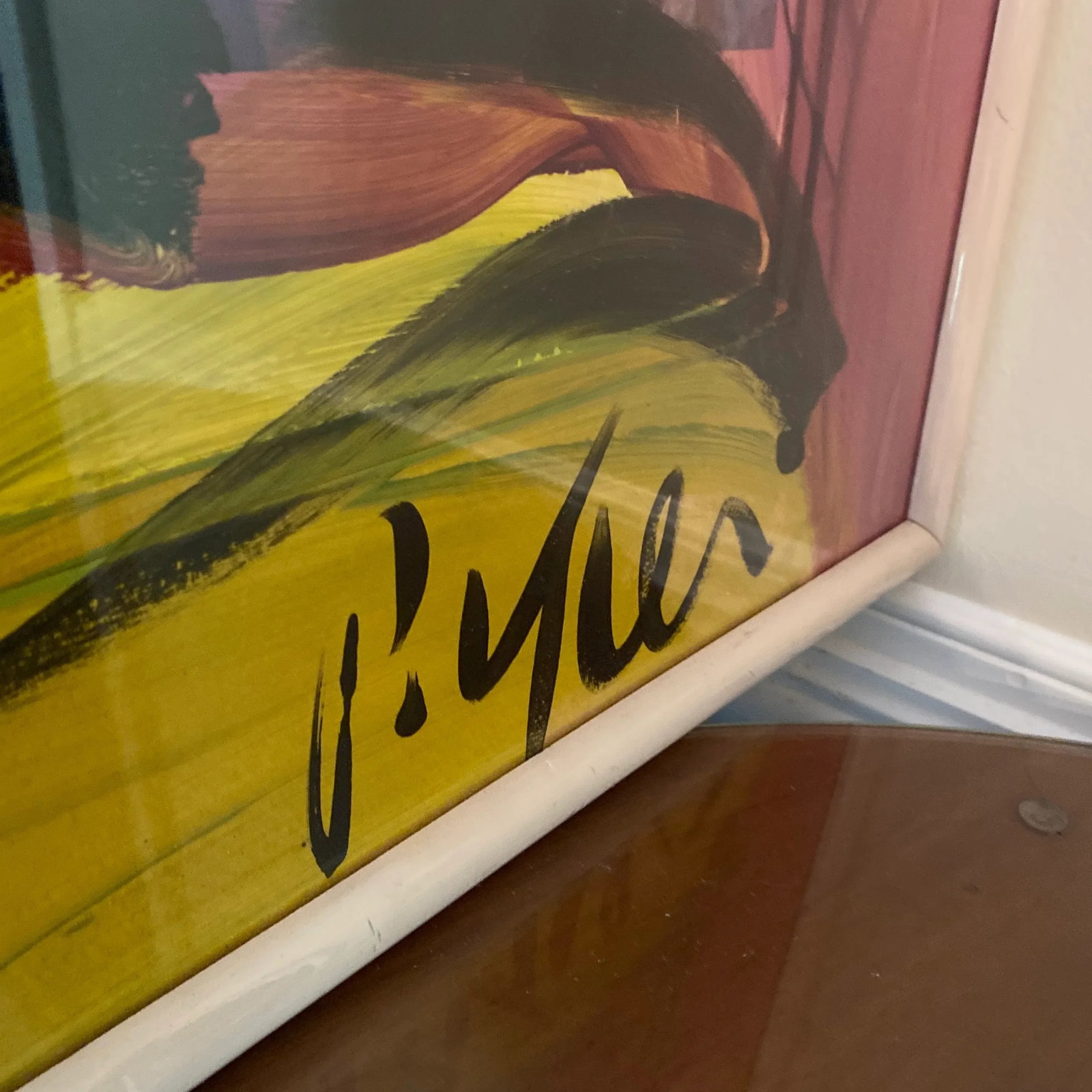 1970s Vintage Abstract Portraiture; Original Painting by Peter Robert Keil, Framed - 5