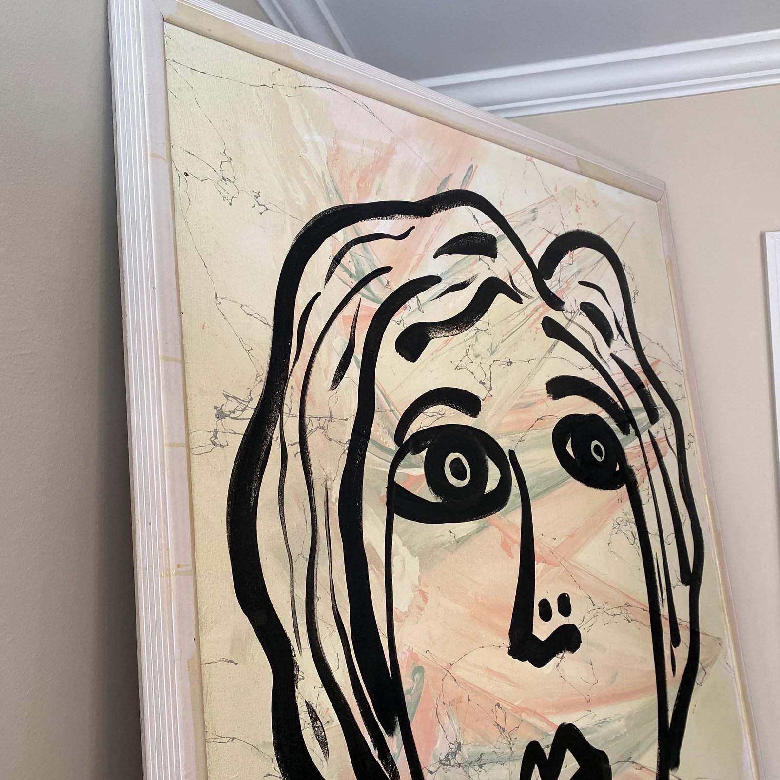 1970s Peter Keil Cubist Black aFace Painting - 8