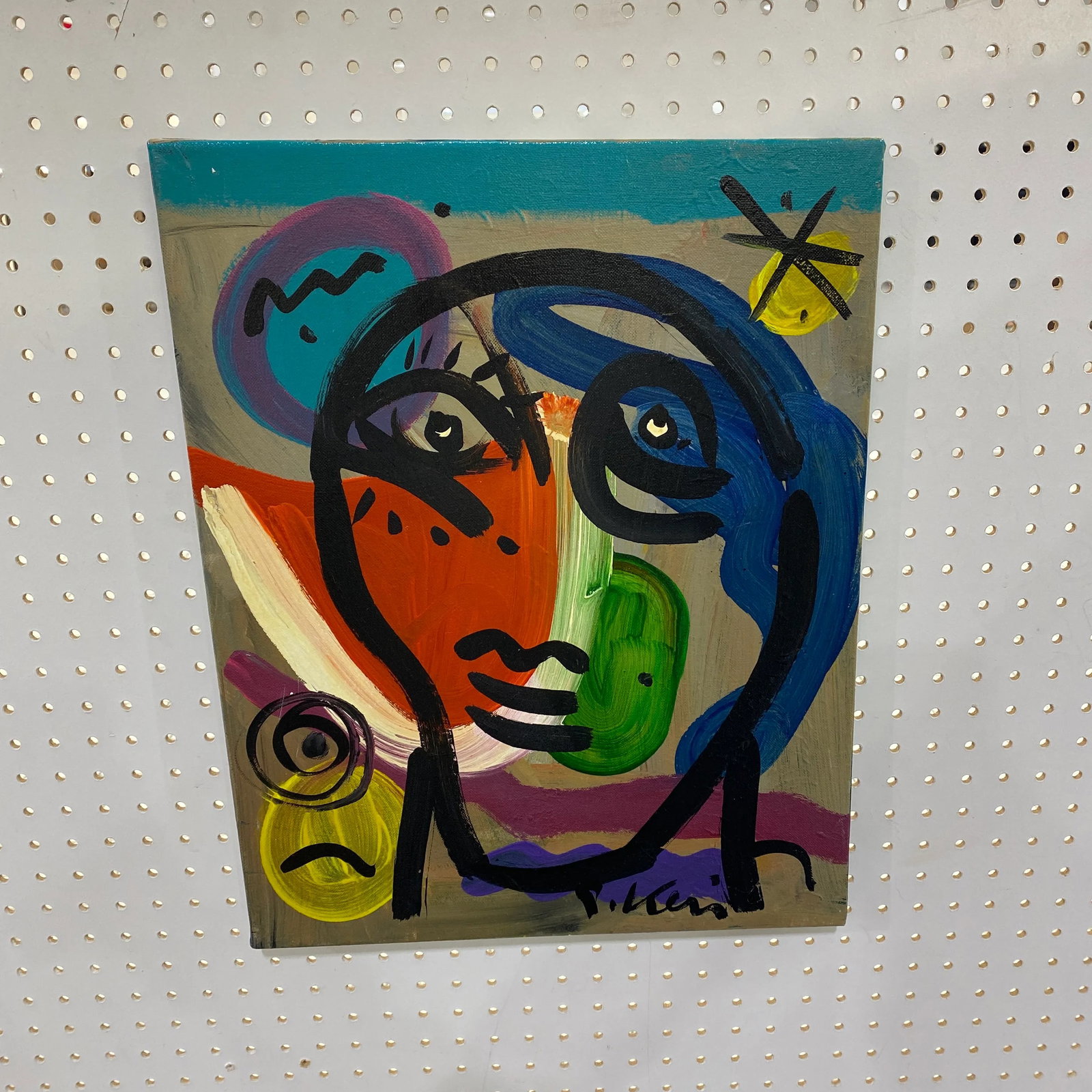 Vintage Abstract Portraiture; Original Artwork by Peter Robert Keil - 4