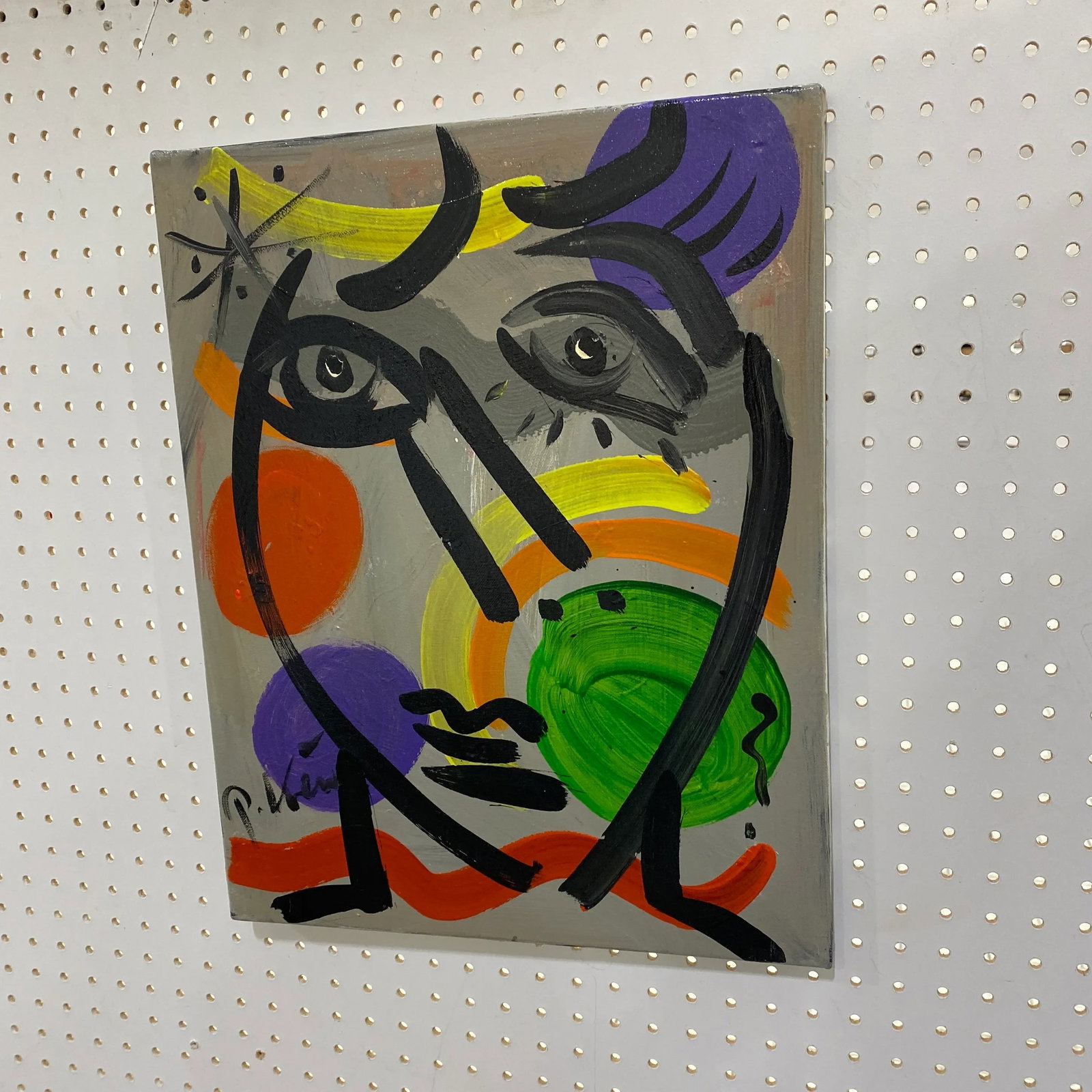 Vintage Abstract Portraiture; Original Artwork by Peter Robert Keil - 3