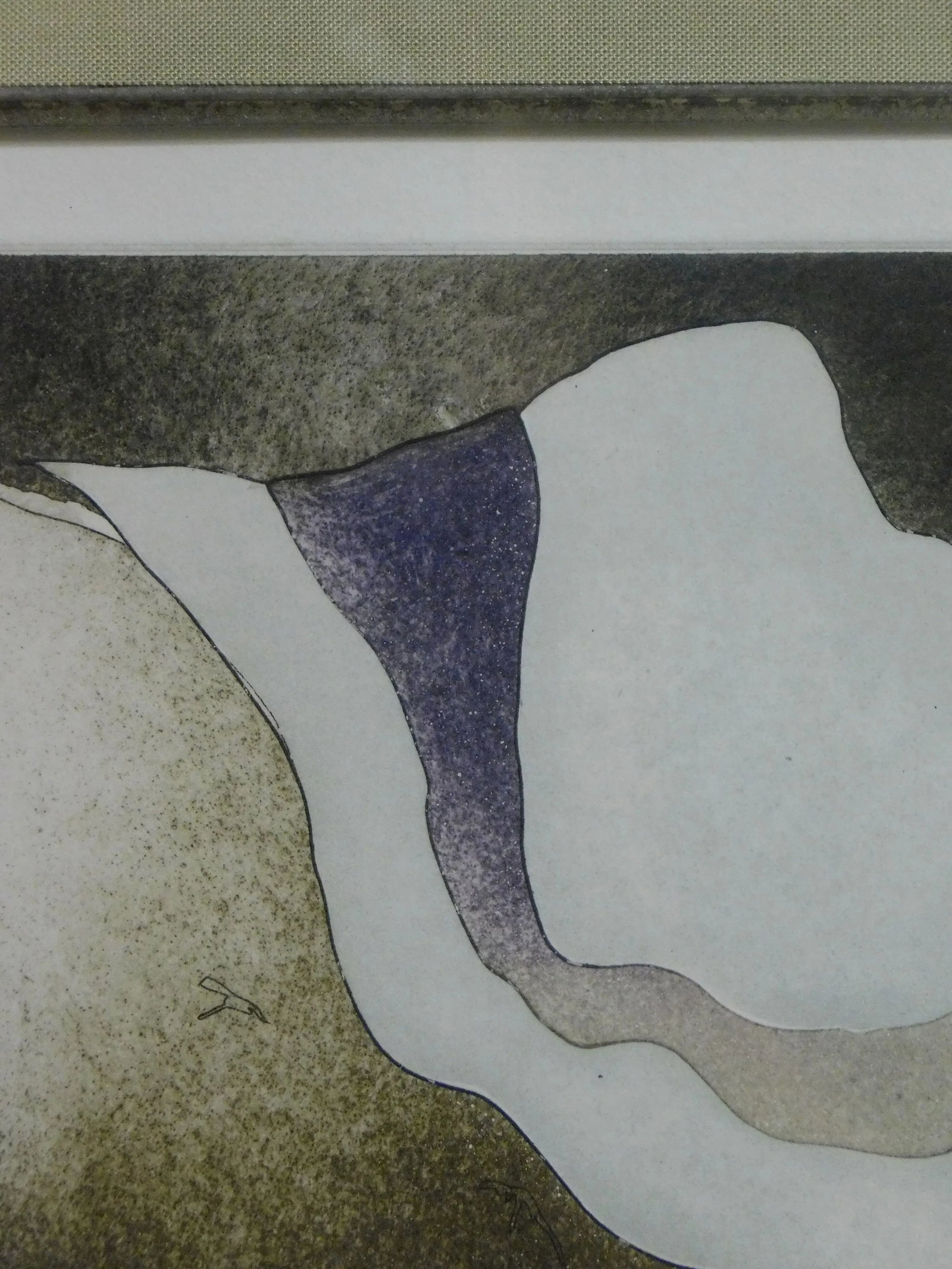 Framed Limited Edition Color Etching "Autoportrait" #75/150 - 10