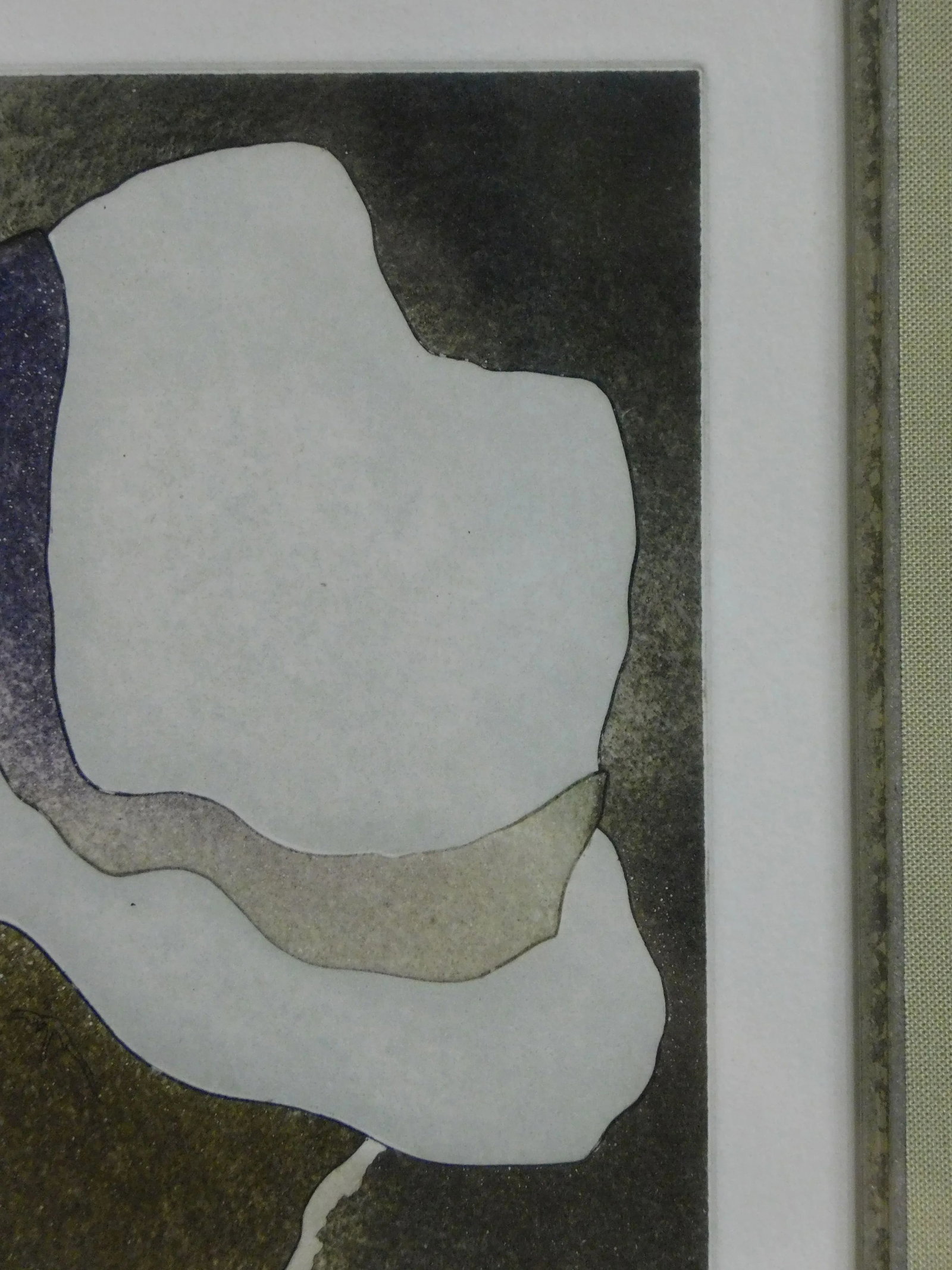 Framed Limited Edition Color Etching "Autoportrait" #75/150 - 11
