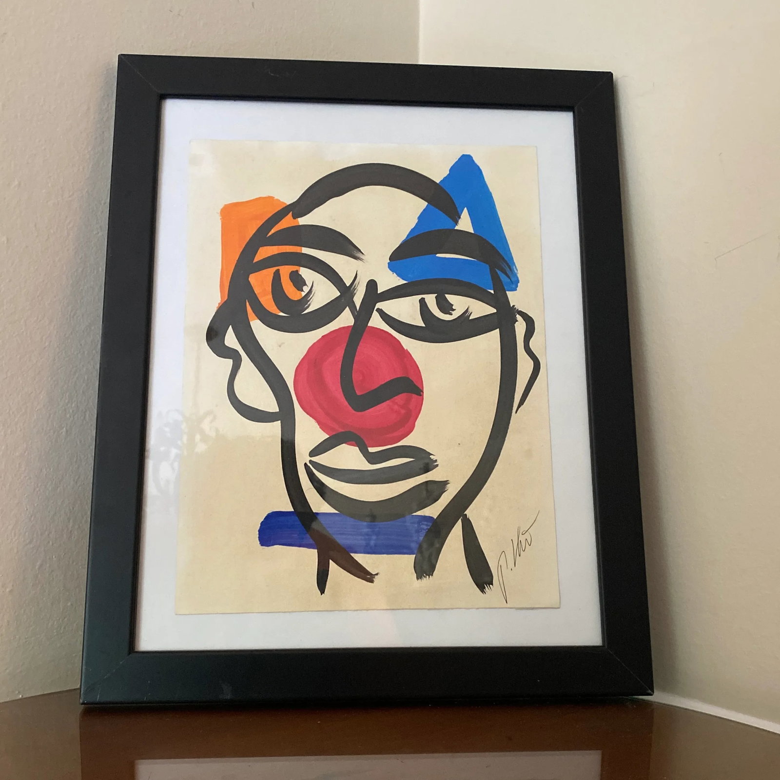1970s Abstract Painting by Peter Keil, Framed - 6