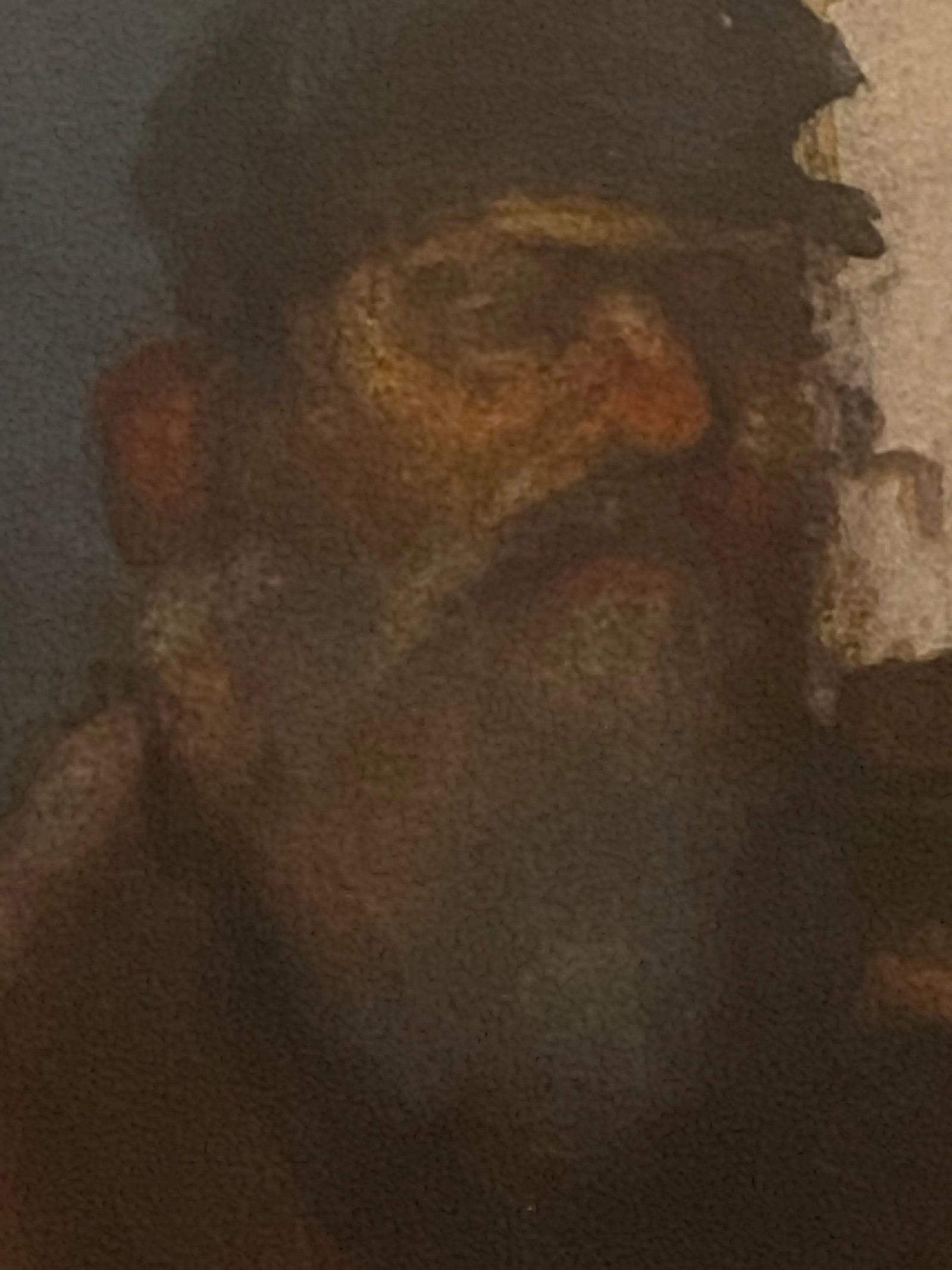 Late 20th Century Framed Watercolor Portrait "Tevye,The Fiddler on the Roof" by Arne Westerman 1982 - 8