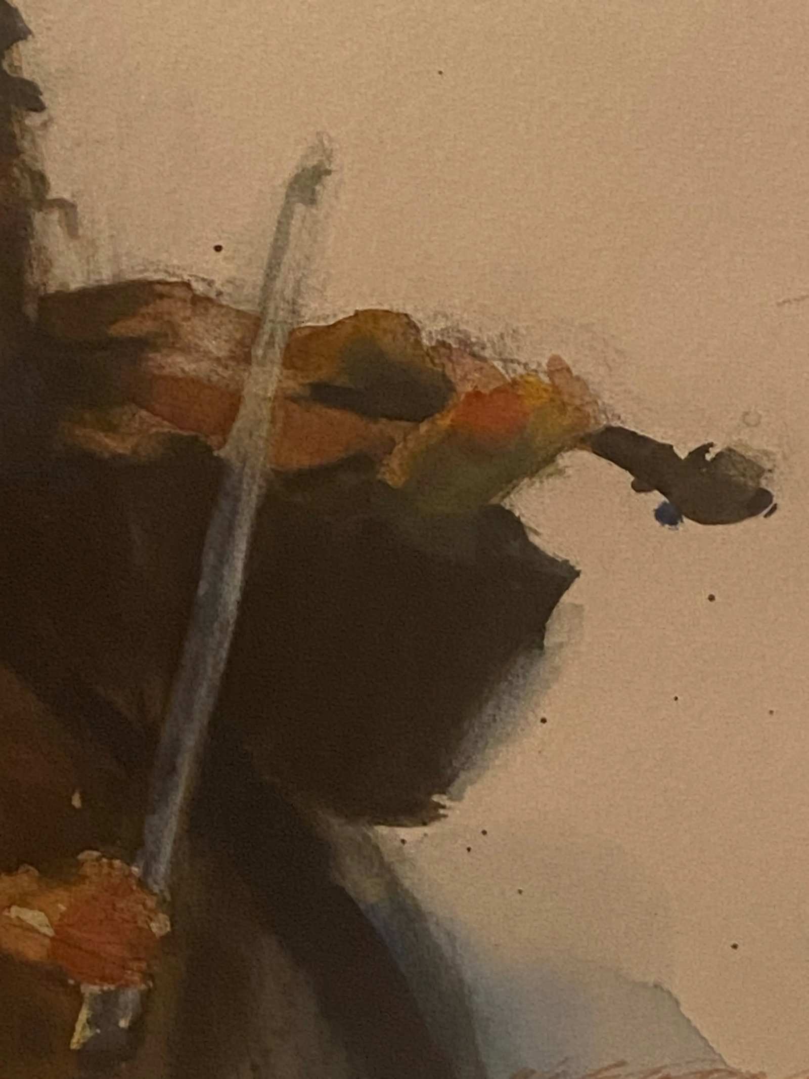 Late 20th Century Framed Watercolor Portrait "Tevye,The Fiddler on the Roof" by Arne Westerman 1982 - 9