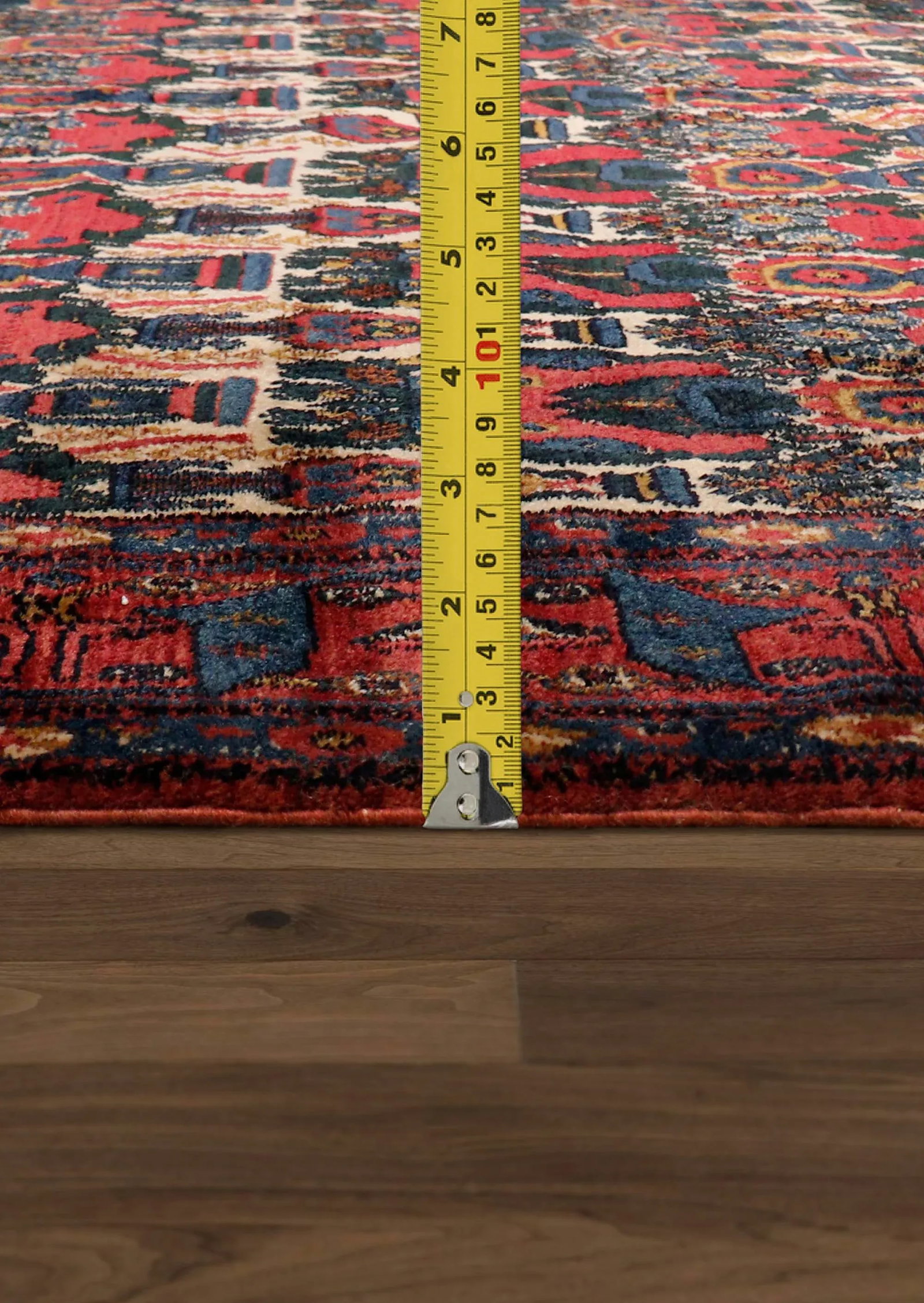 Antique Bidjar Ivory/Blue Rug, 8' 7" X 11' 8" - 5