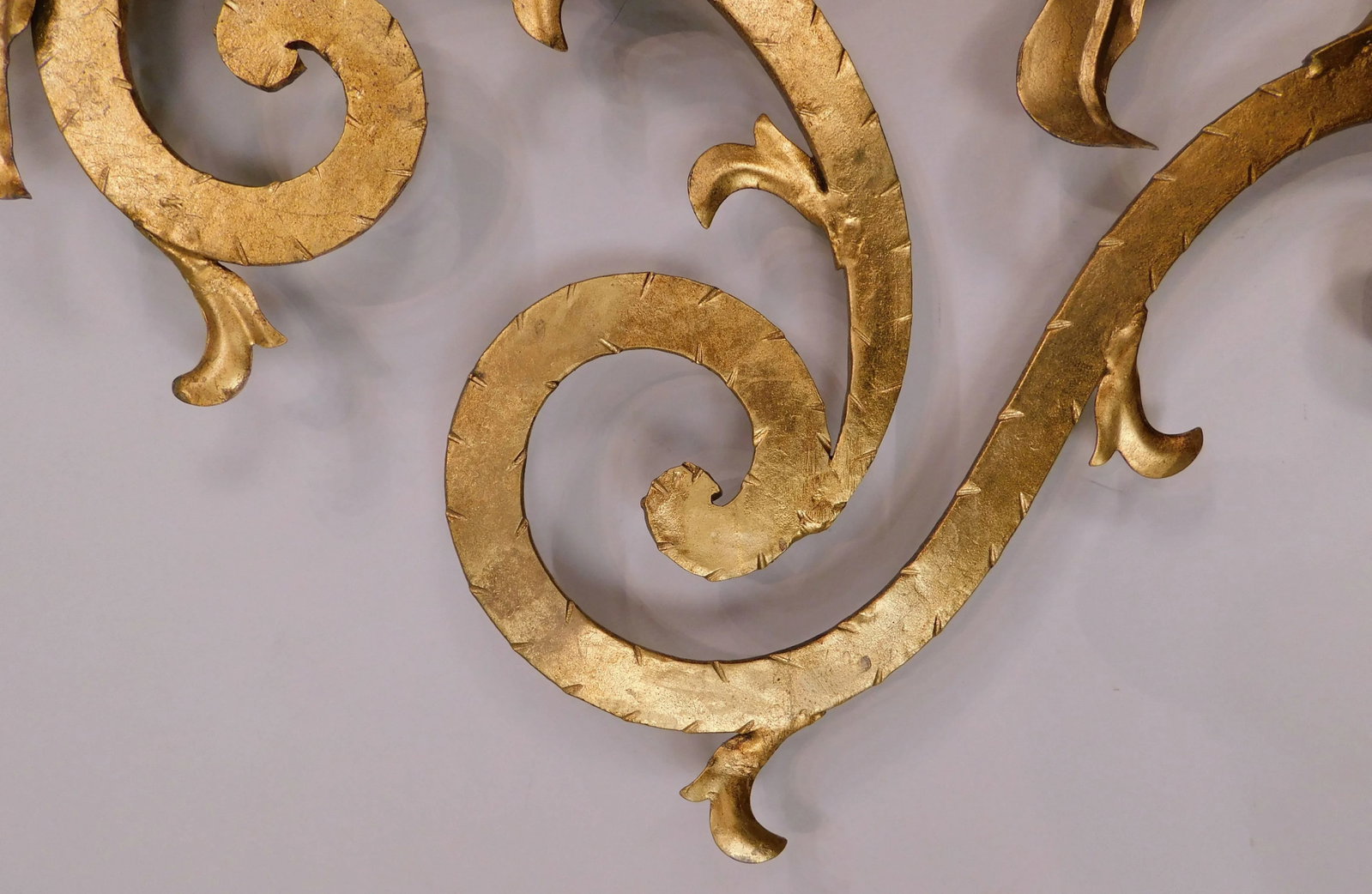 1950's Italian Gilt Metal Rococo Planter - 9
