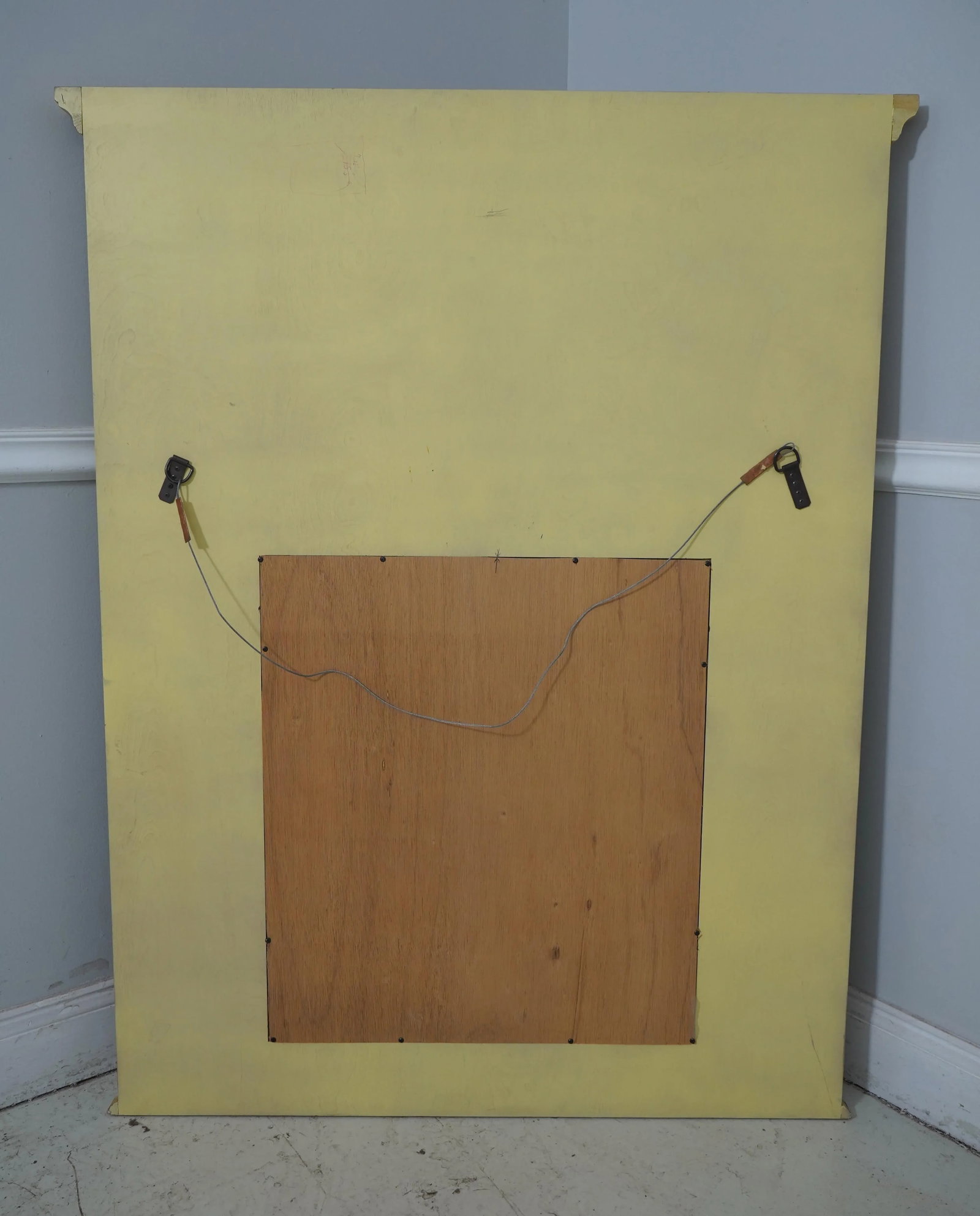 French Louis XVI Style Painted Finish Mirror - 11