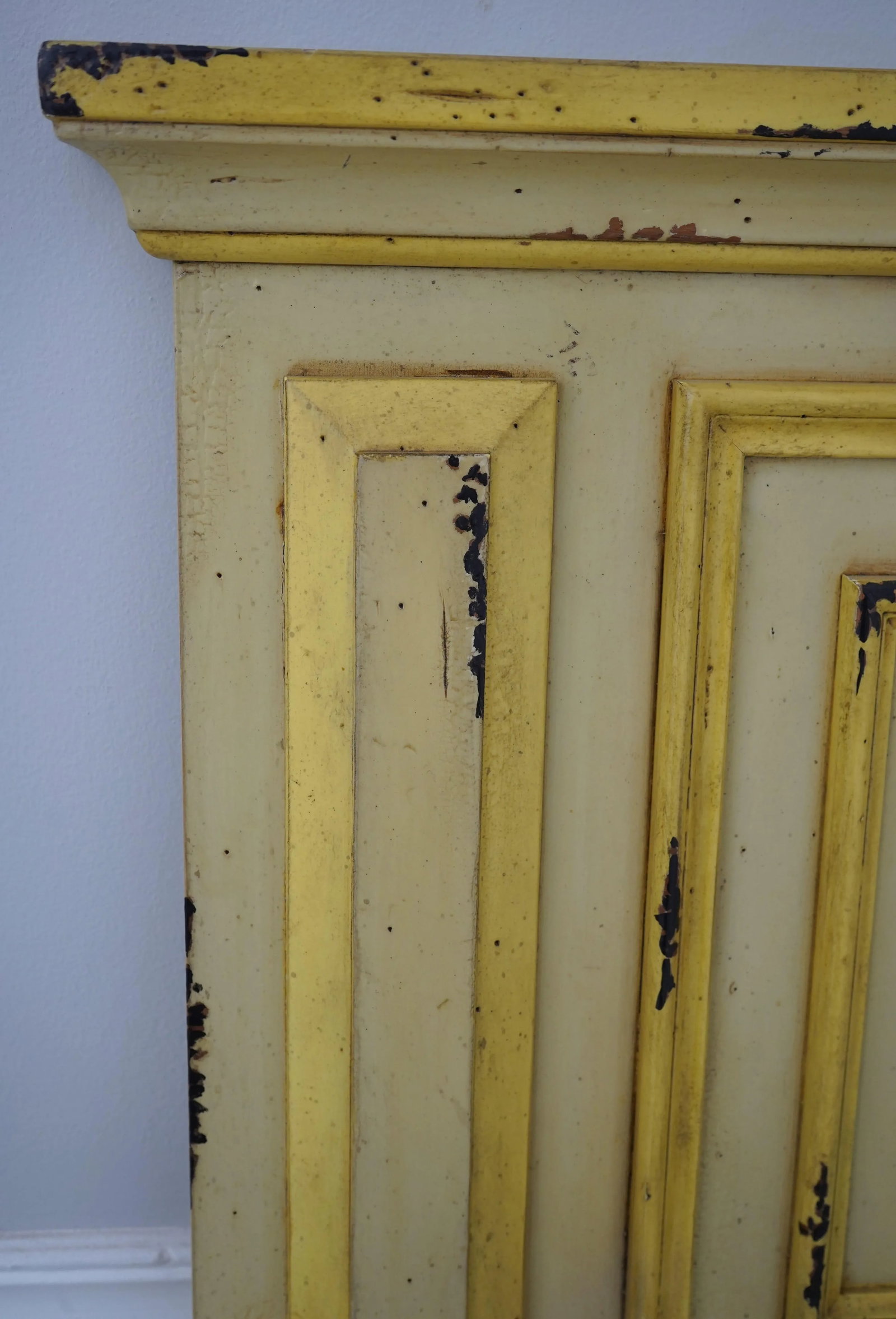 French Louis XVI Style Painted Finish Mirror - 5