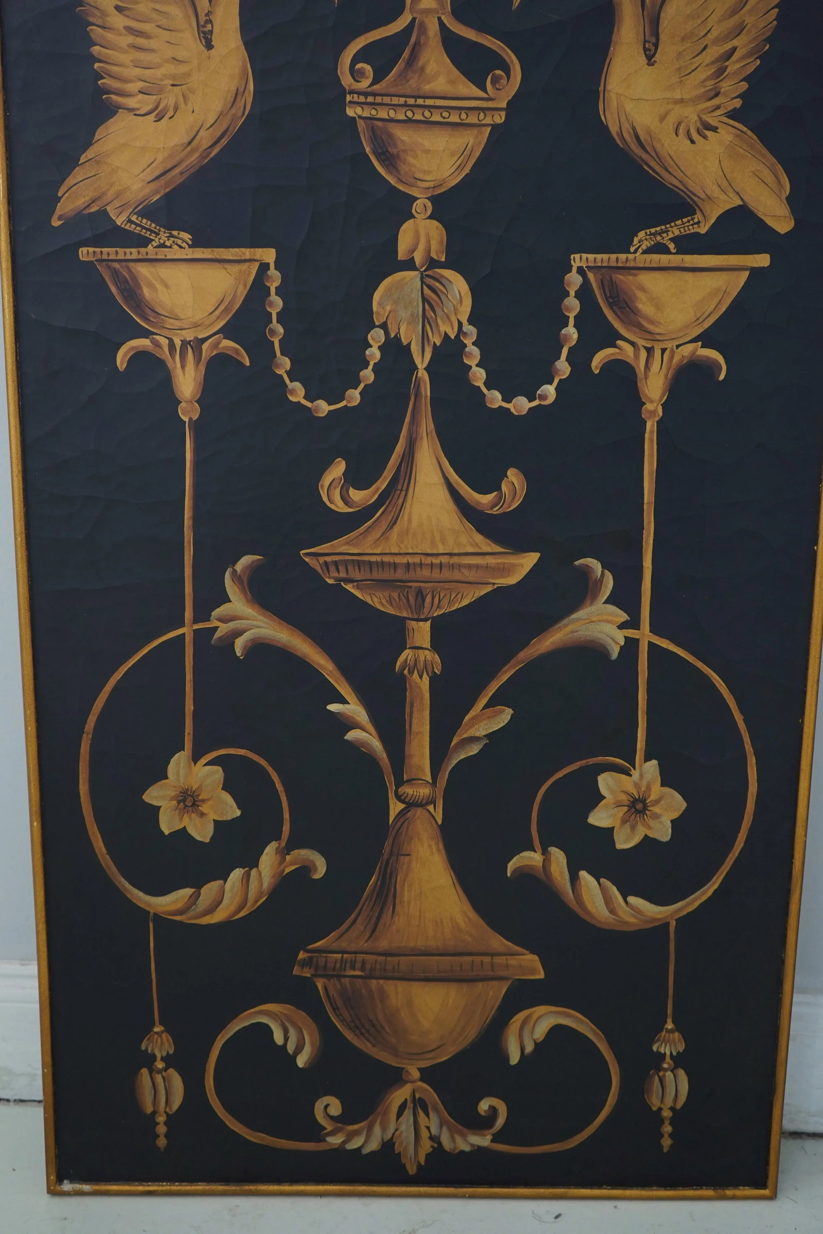Pair Neoclassical Decorative Wall Panels - 7