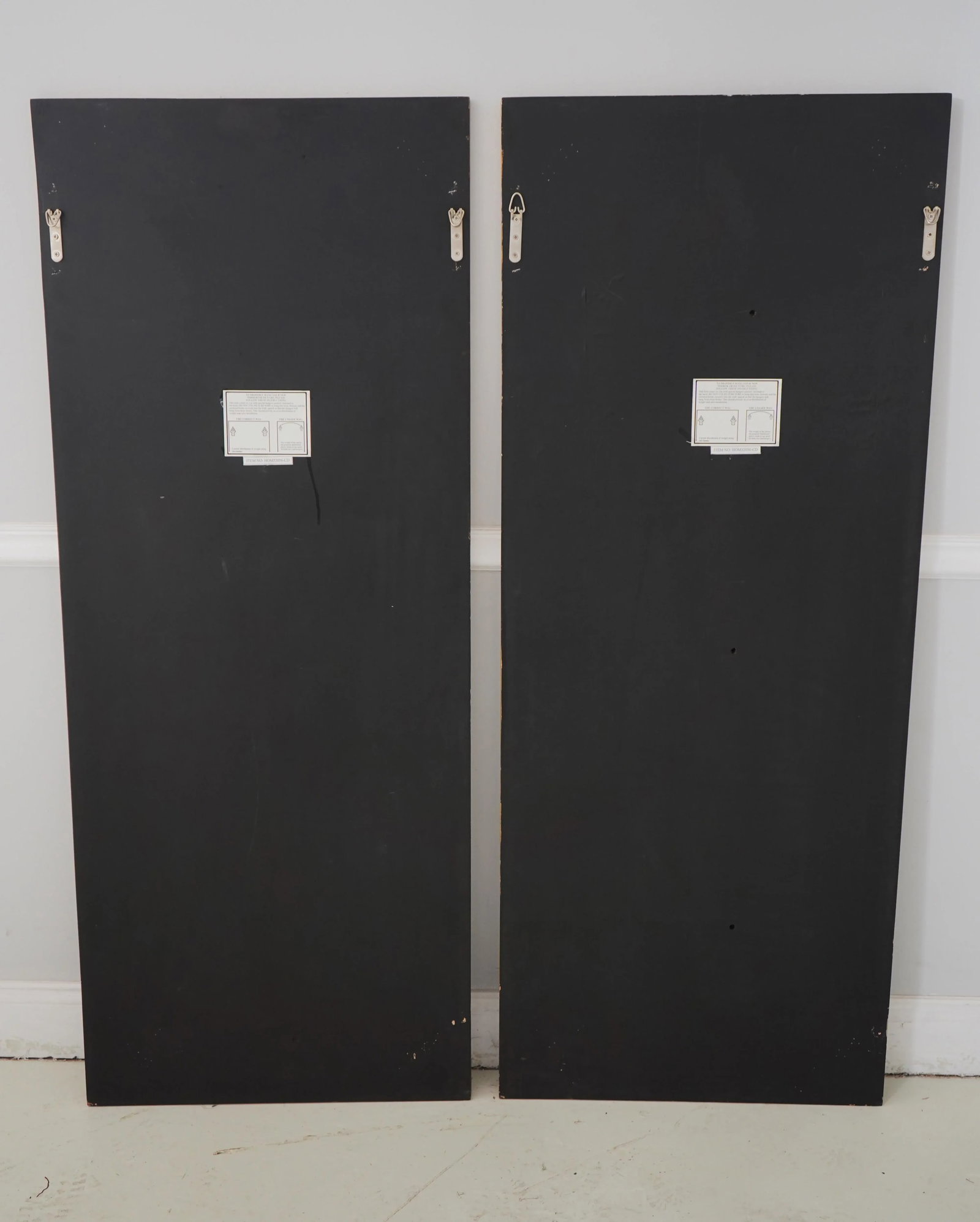 Pair Neoclassical Decorative Wall Panels - 8