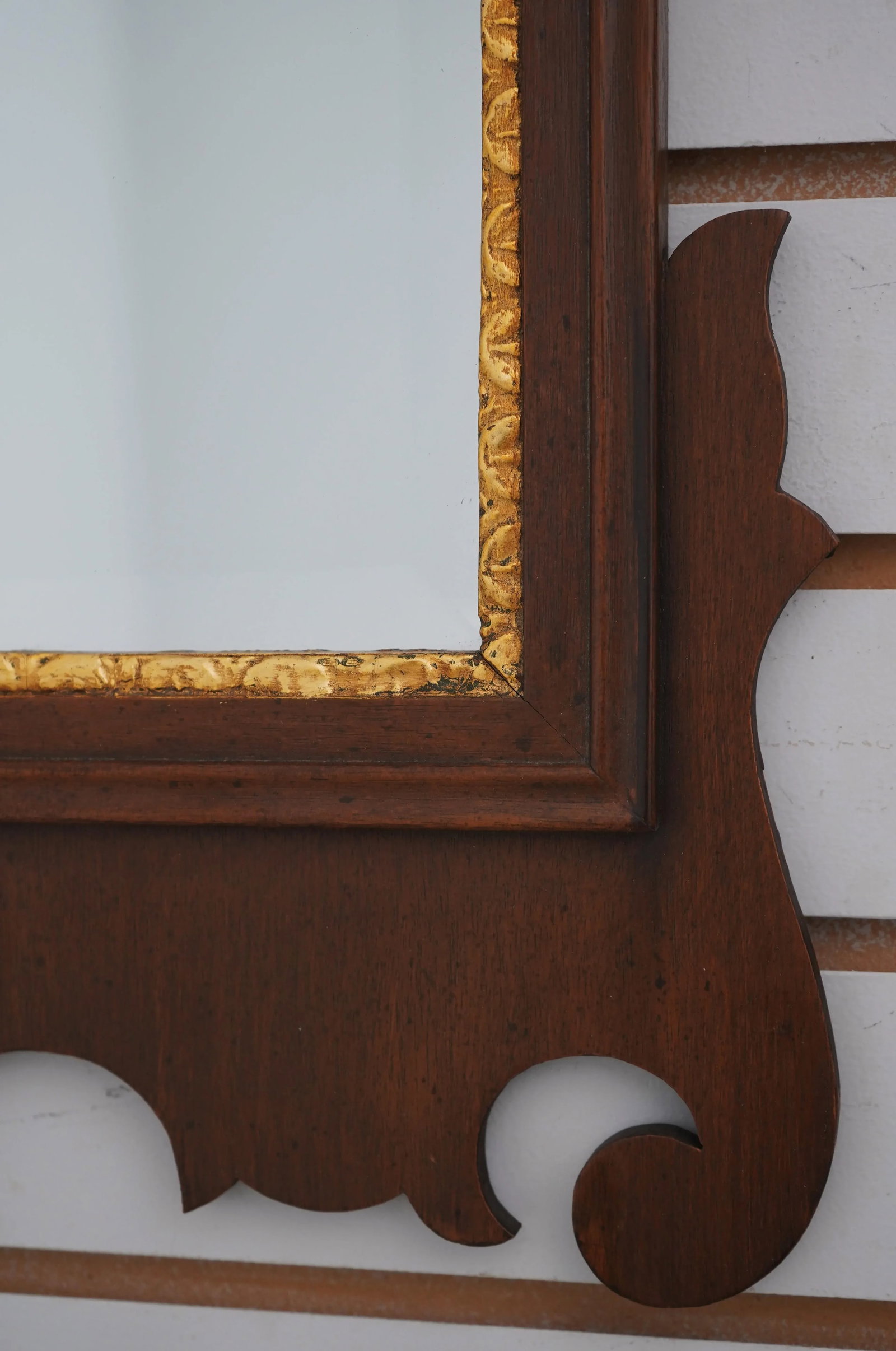 Friedman Brothers Vintage Model 4832 Chippendale Style Mahogany Mirror - 7