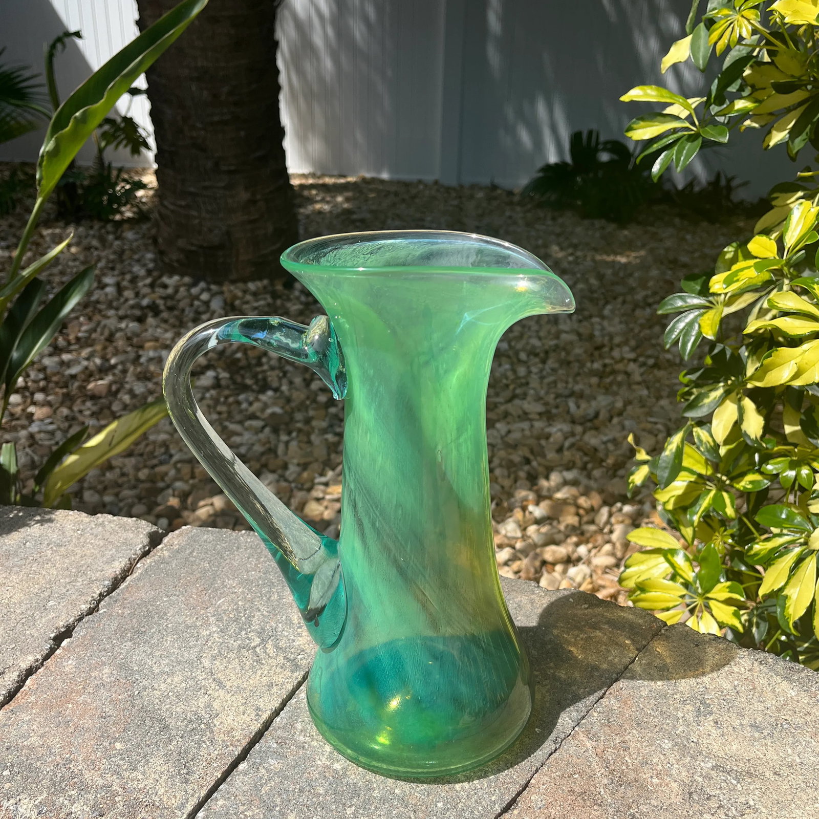 Late 20th Century Vintage Hand Blown Pitcher by Kerry Glass Ireland - 10