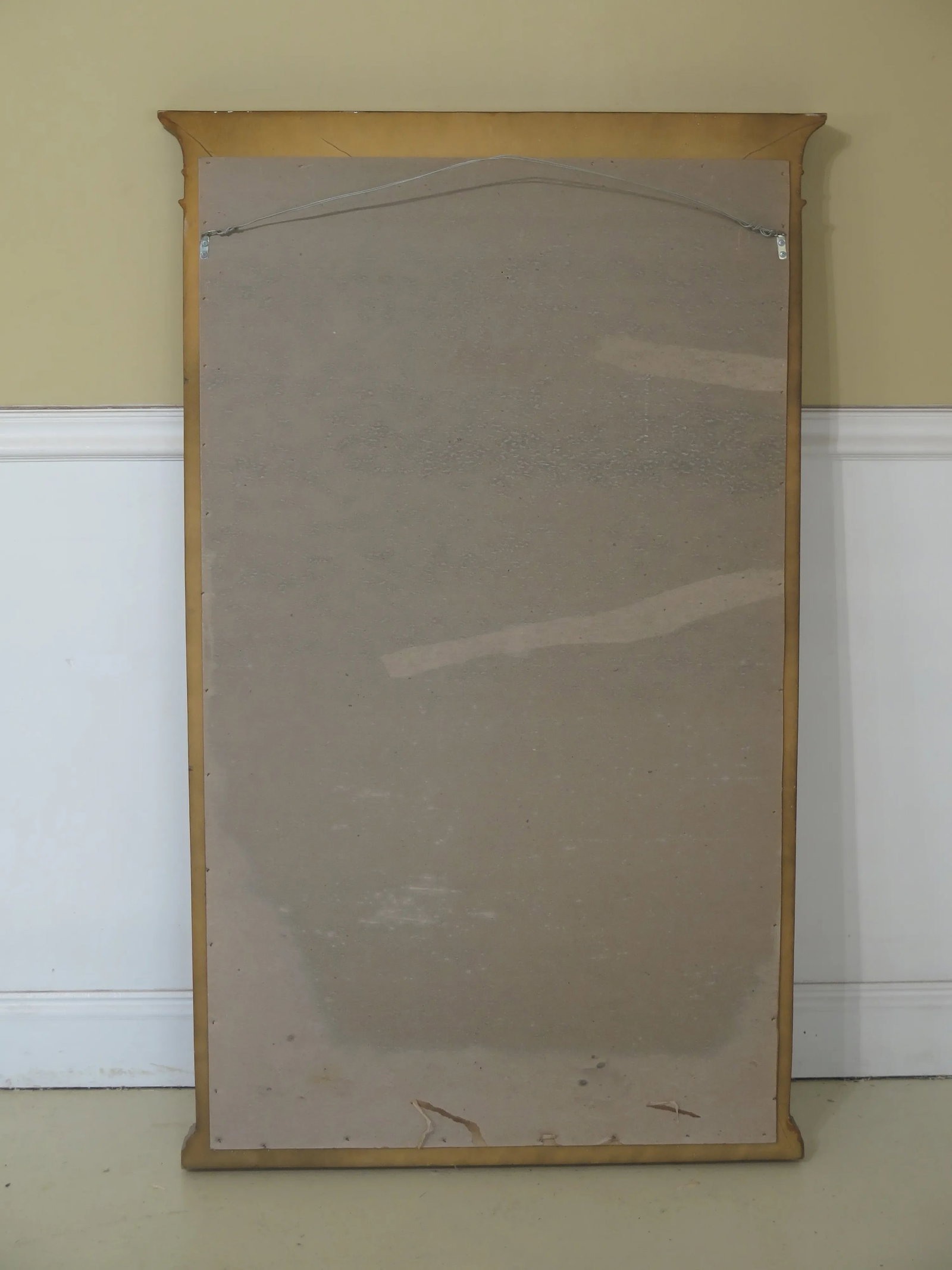 Regency Style Gold Decorated Beveled Glass Mirror - 7