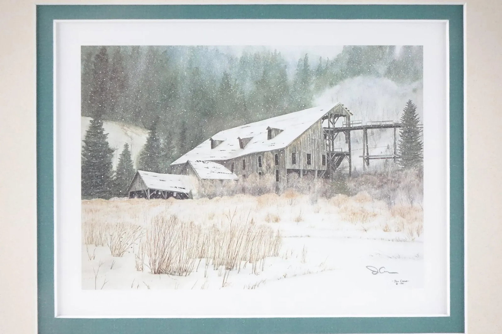 A Series of Artwork by Artist Jon Crane Reproduction Prints of Original Watercolor Paintings - 6